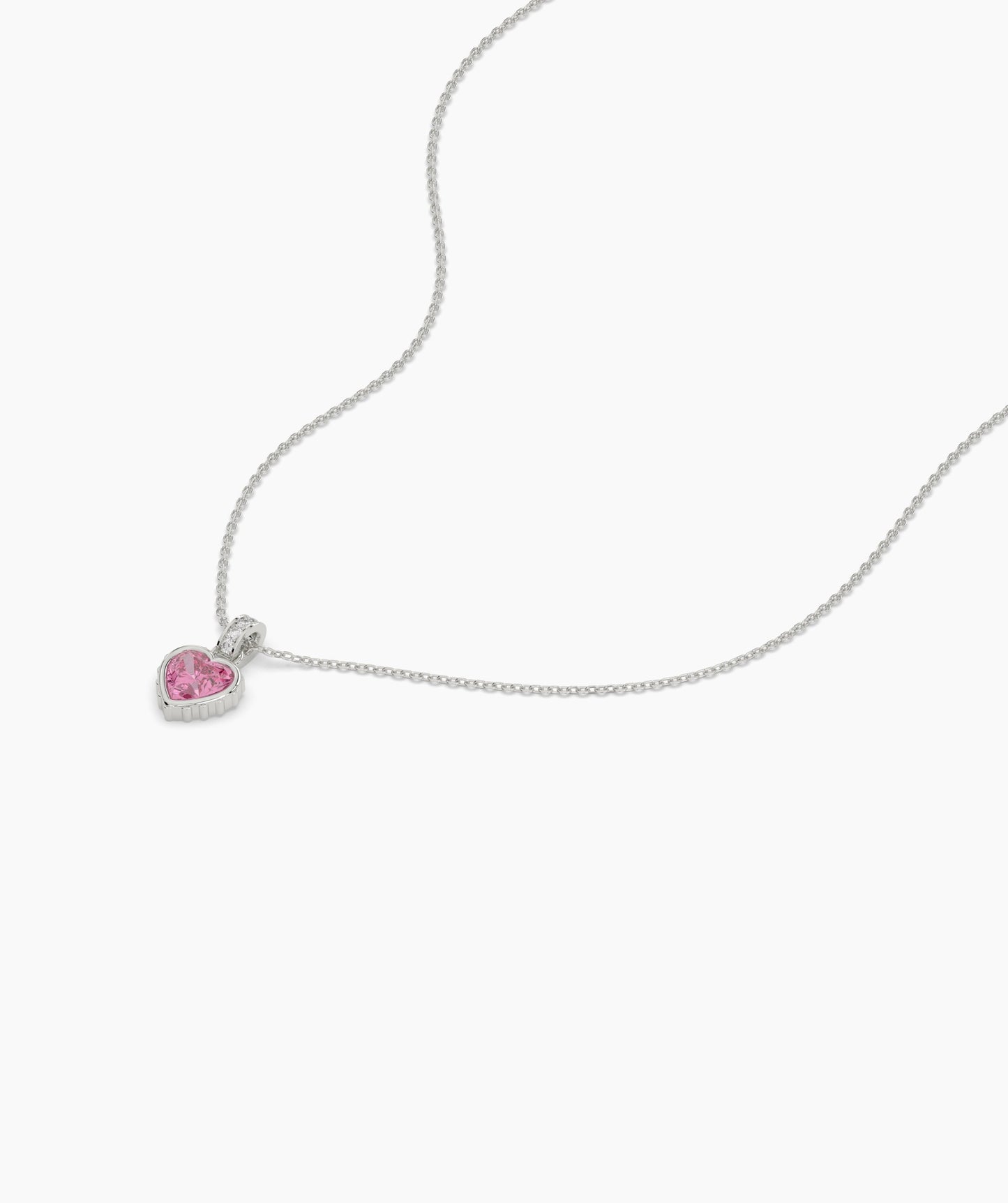 14K Solid Gold Necklace with Vibrant Red Stone