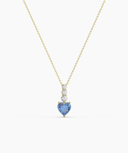 Ocean’s Embrace Heart Necklace