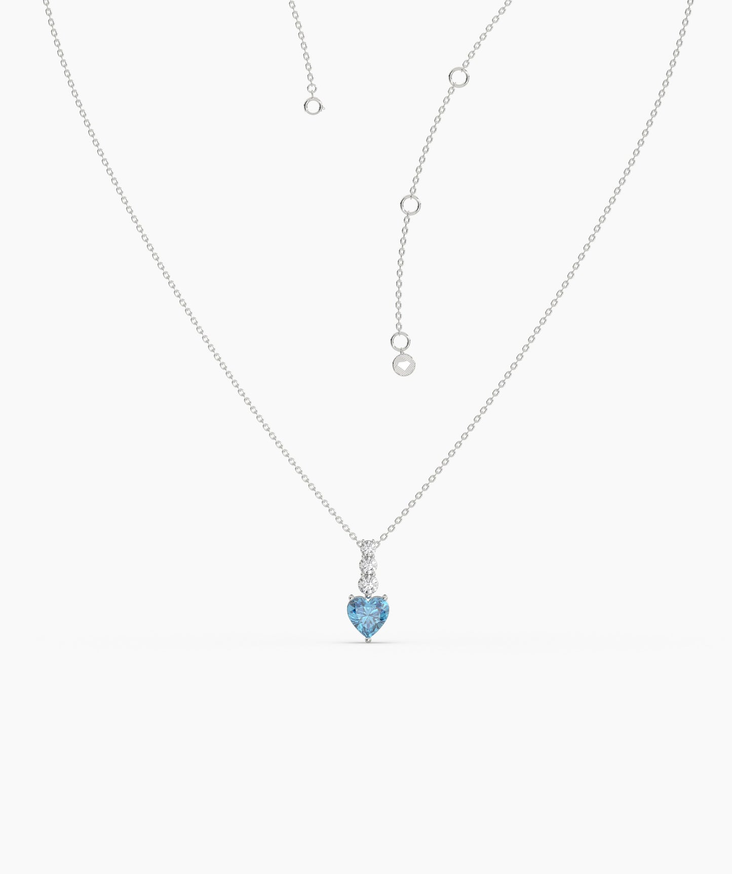 Ocean’s Embrace Heart Necklace