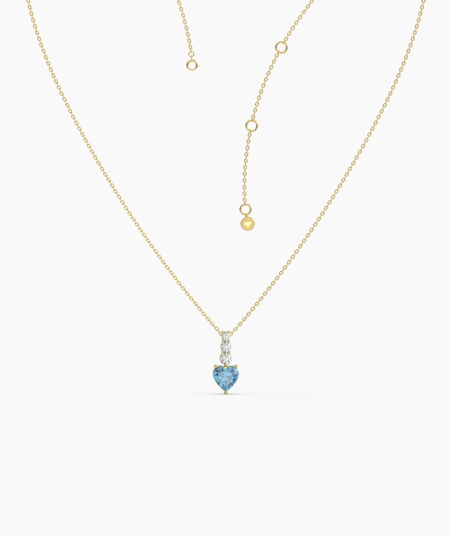Ocean’s Embrace Heart Necklace