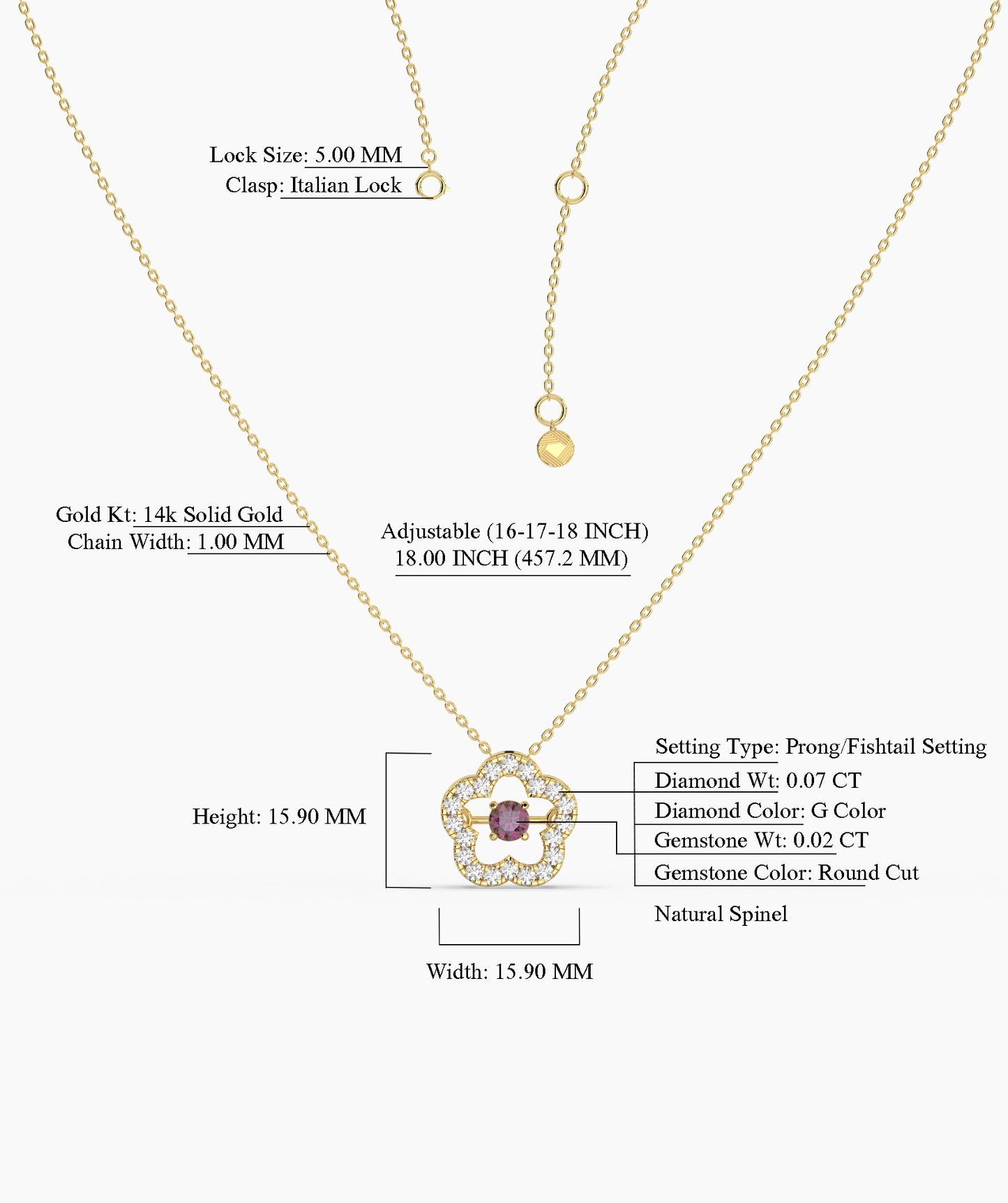 Timeless Floral Grace Necklace