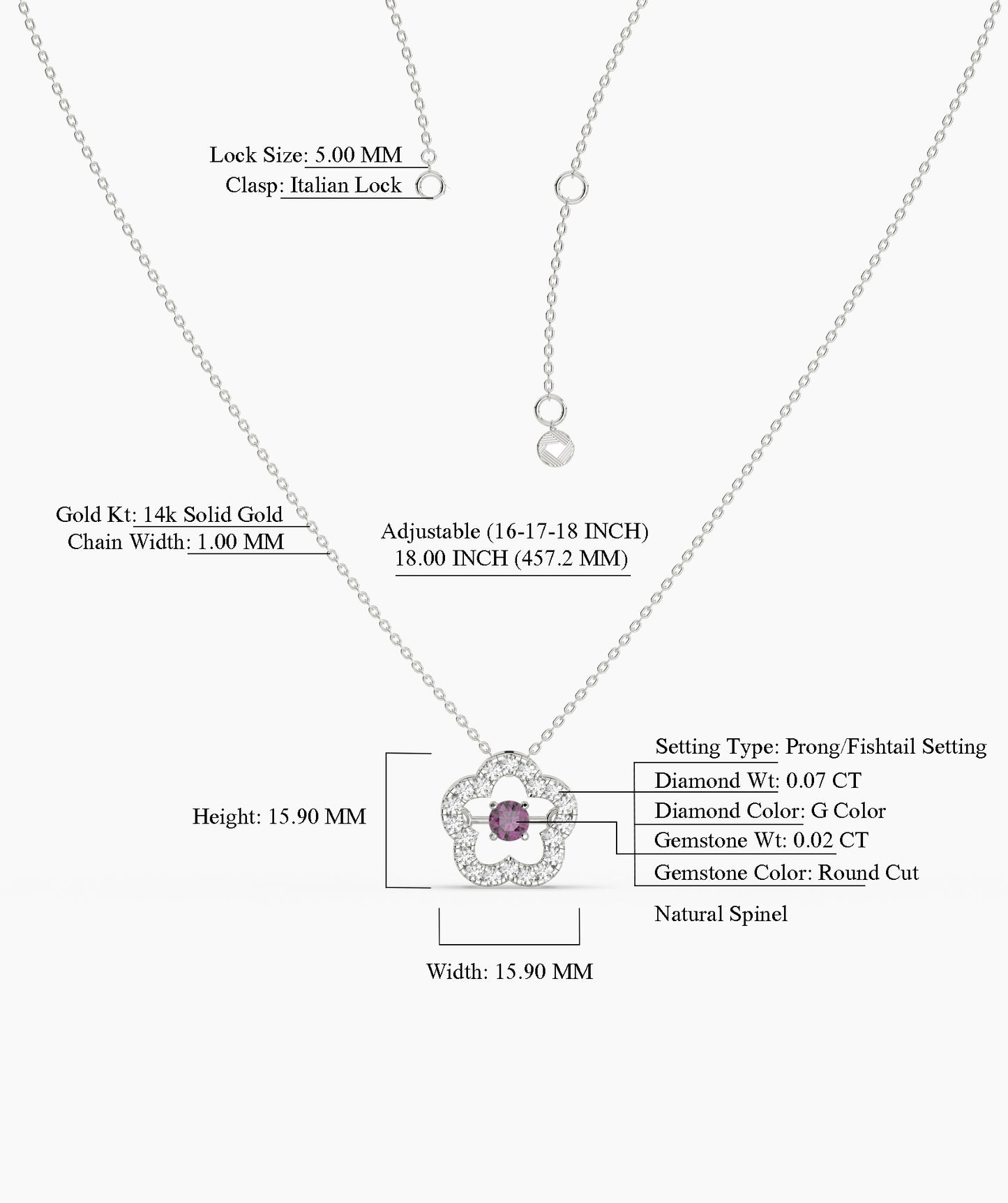 Timeless Floral Grace Necklace