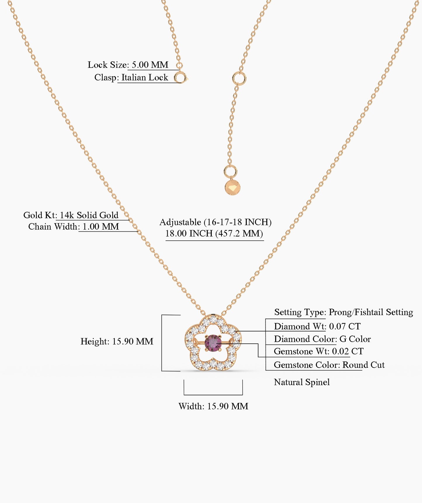 Timeless Floral Grace Necklace