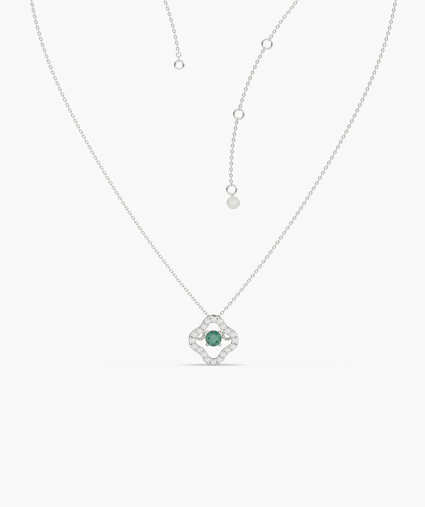 Luxe Clover Glow Necklace