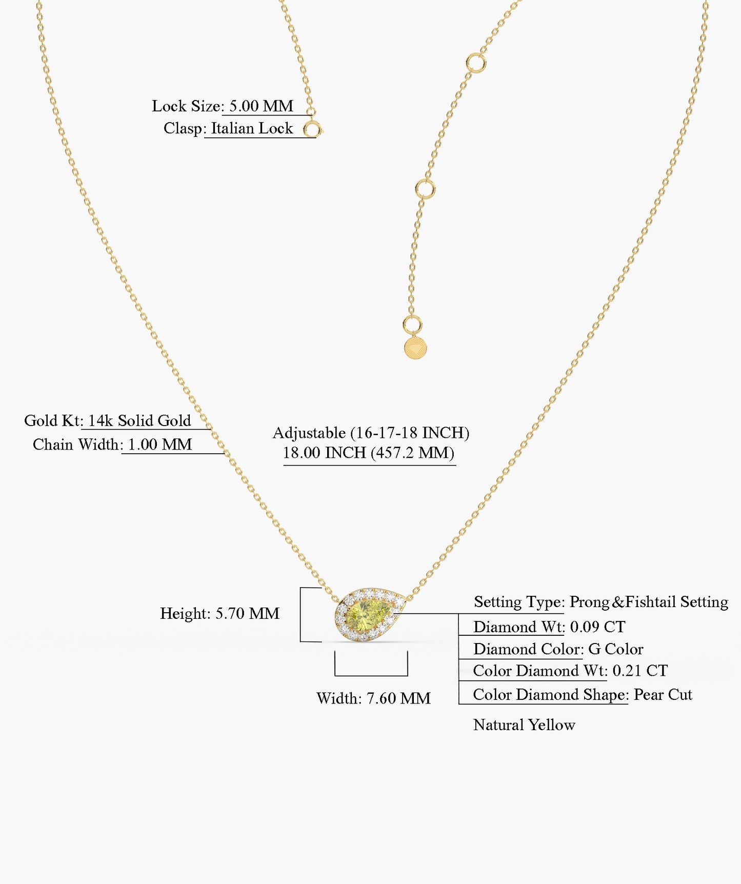 Celestial Shine Drop Pendant