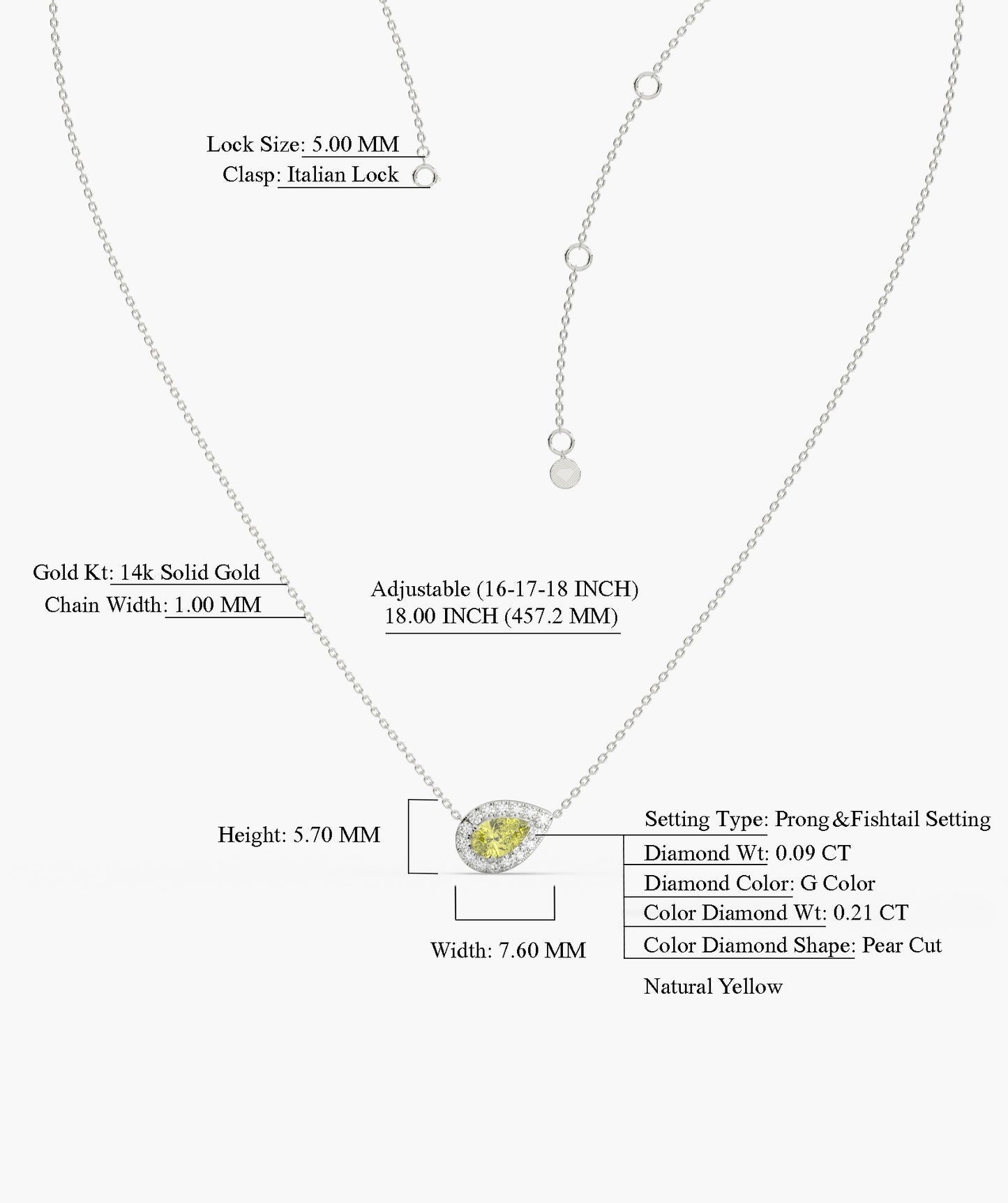 Celestial Shine Drop Pendant