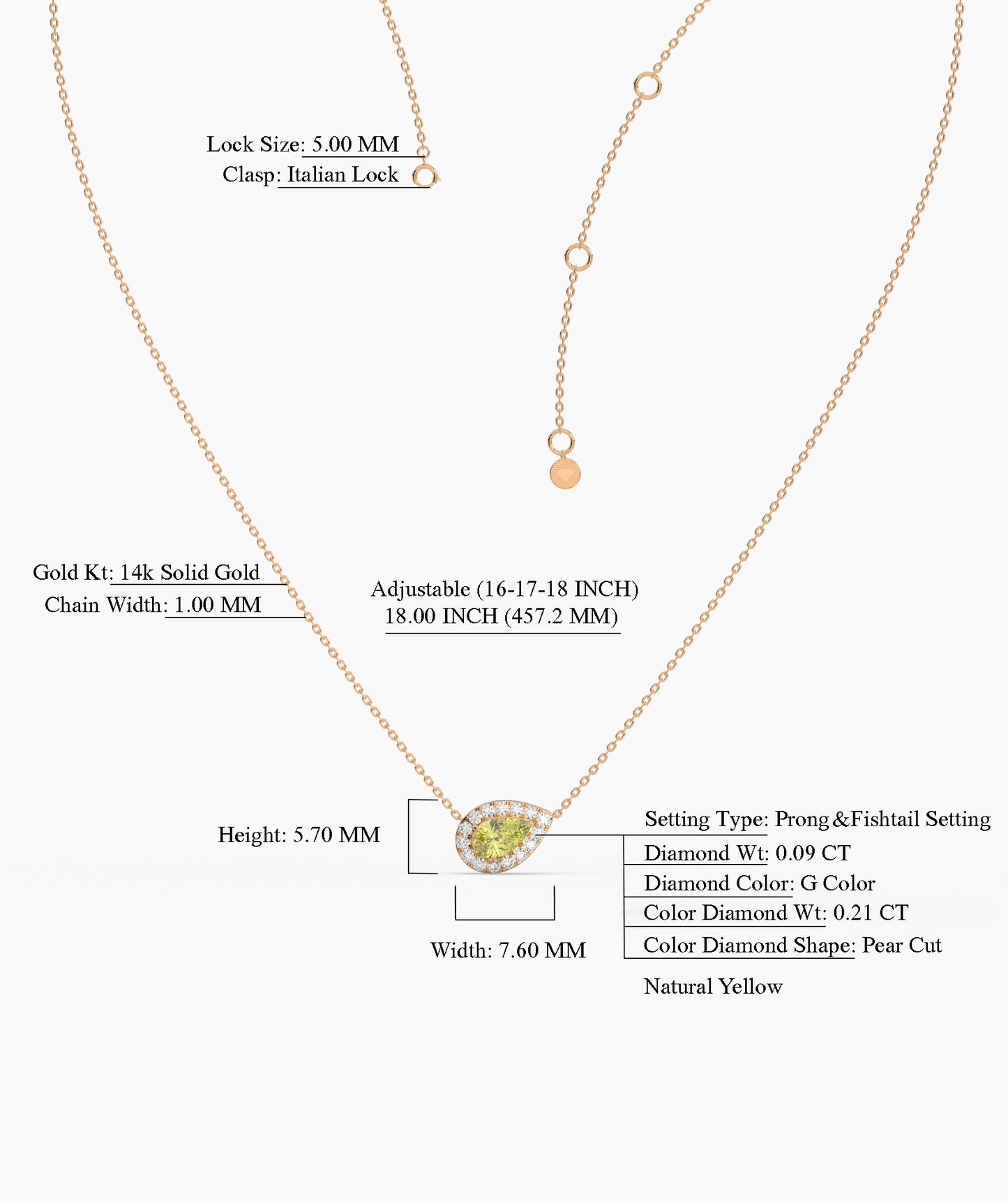 Celestial Shine Drop Pendant