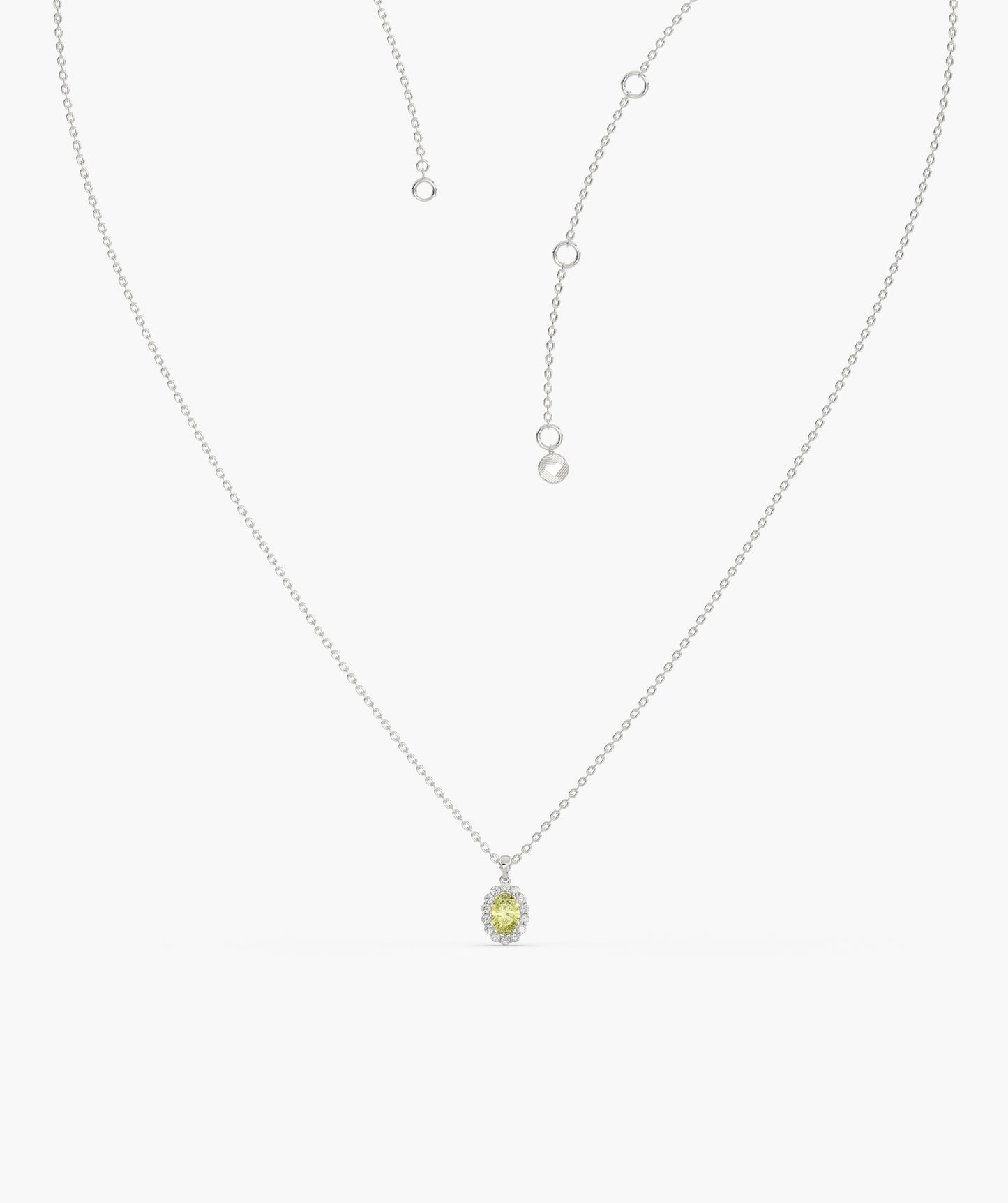 Sunshine Sparkle Oval Pendant