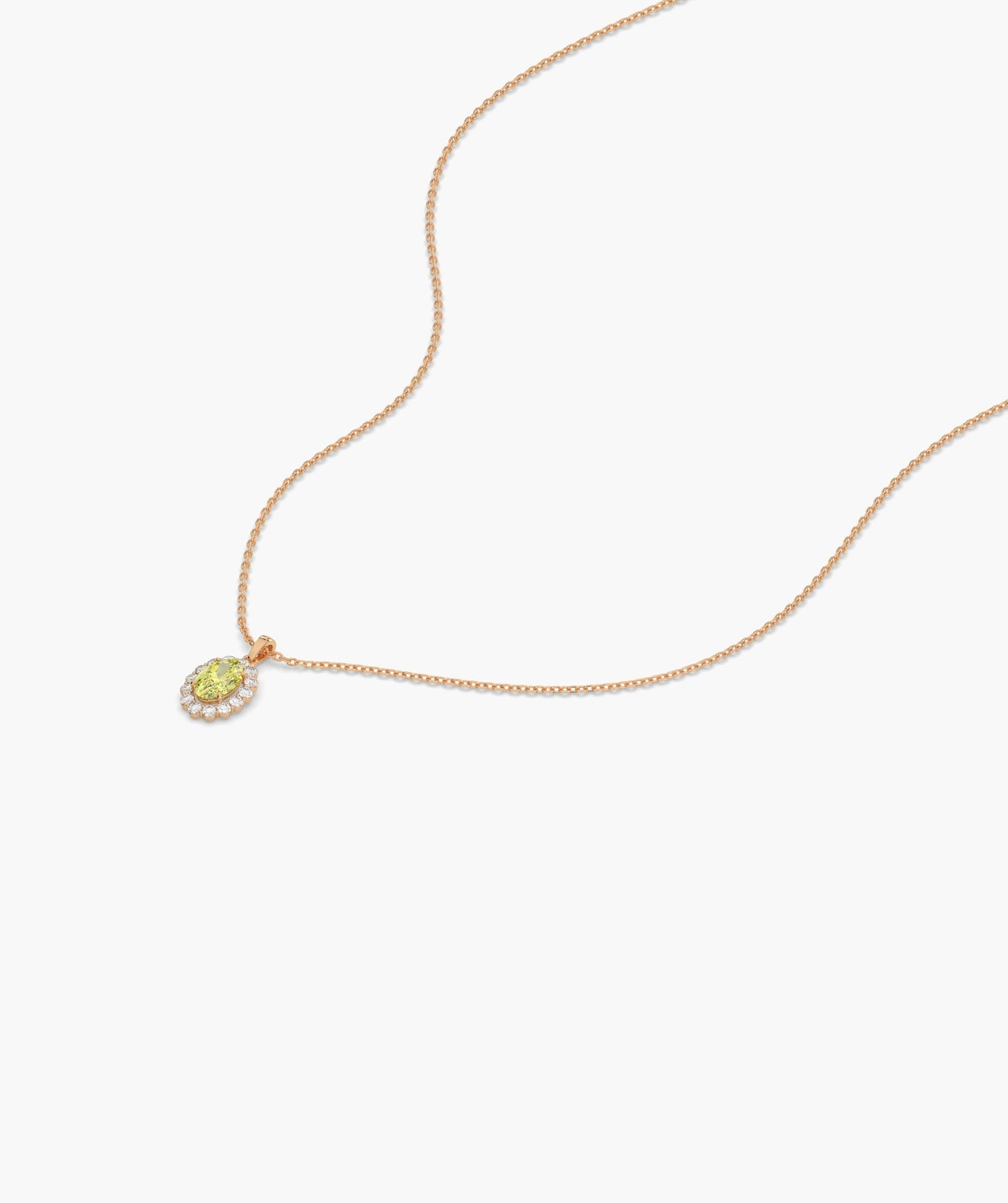 Sunshine Sparkle Oval Pendant