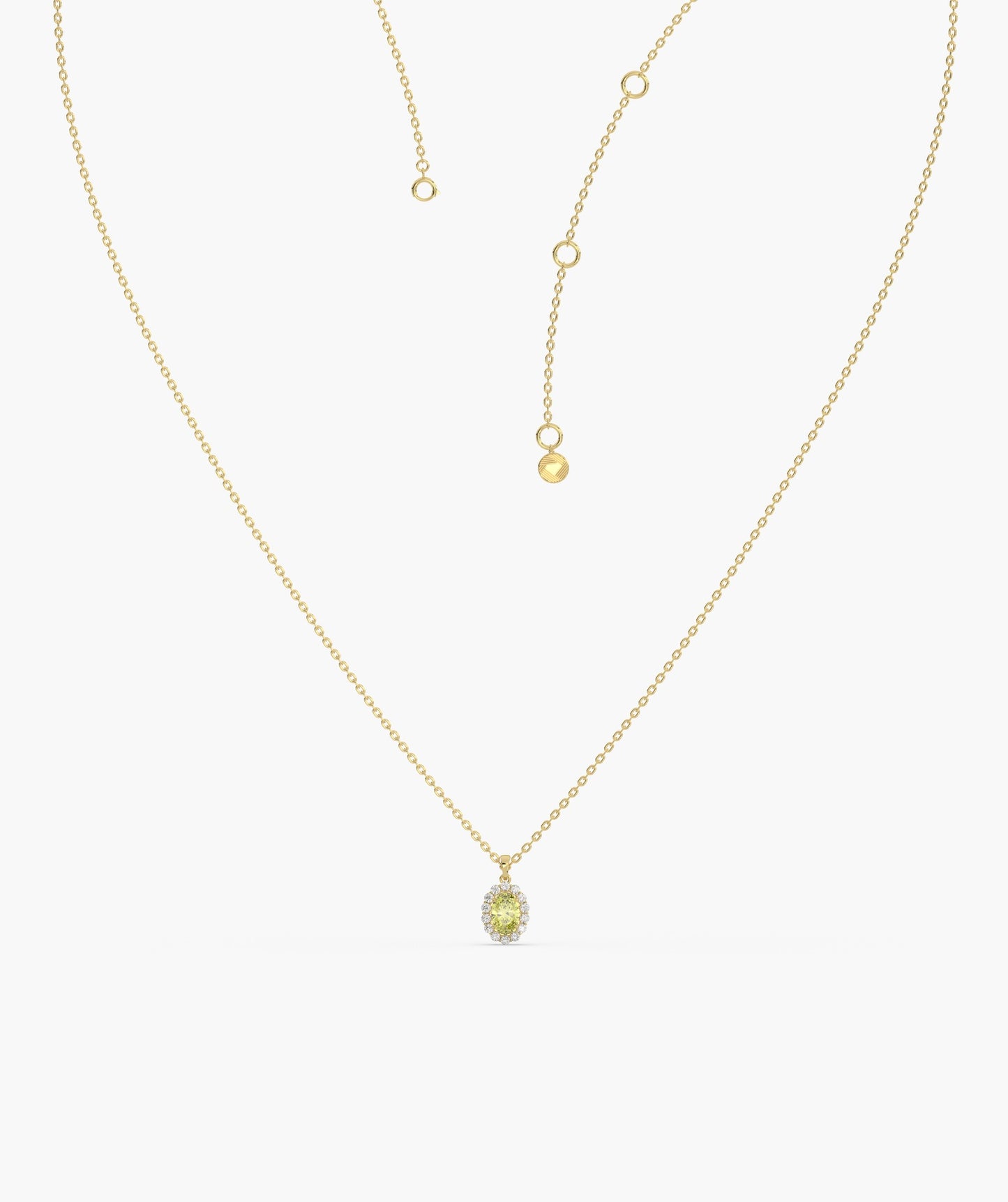 Sunshine Sparkle Oval Pendant