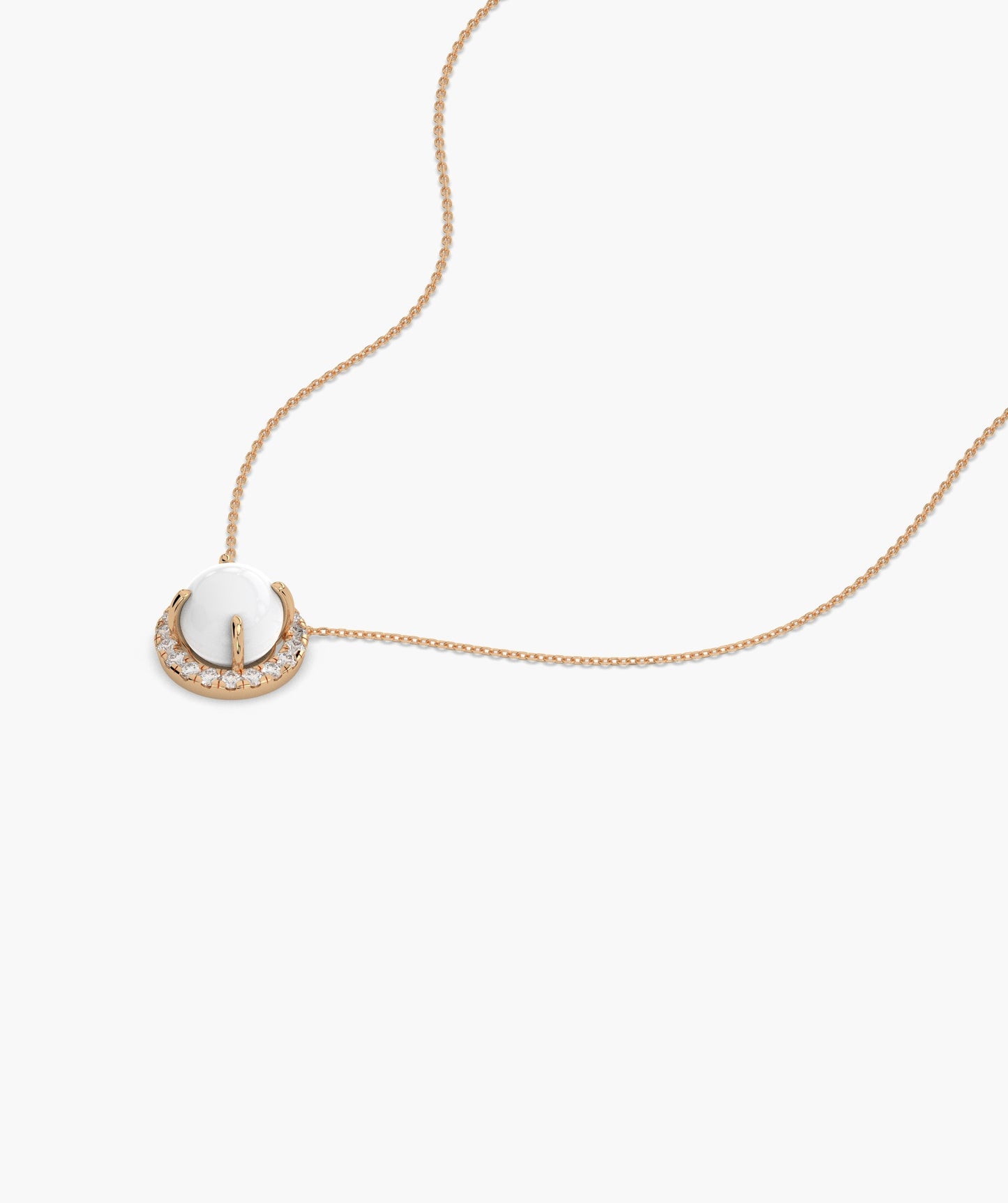 Classic White Solitaire Pendant
