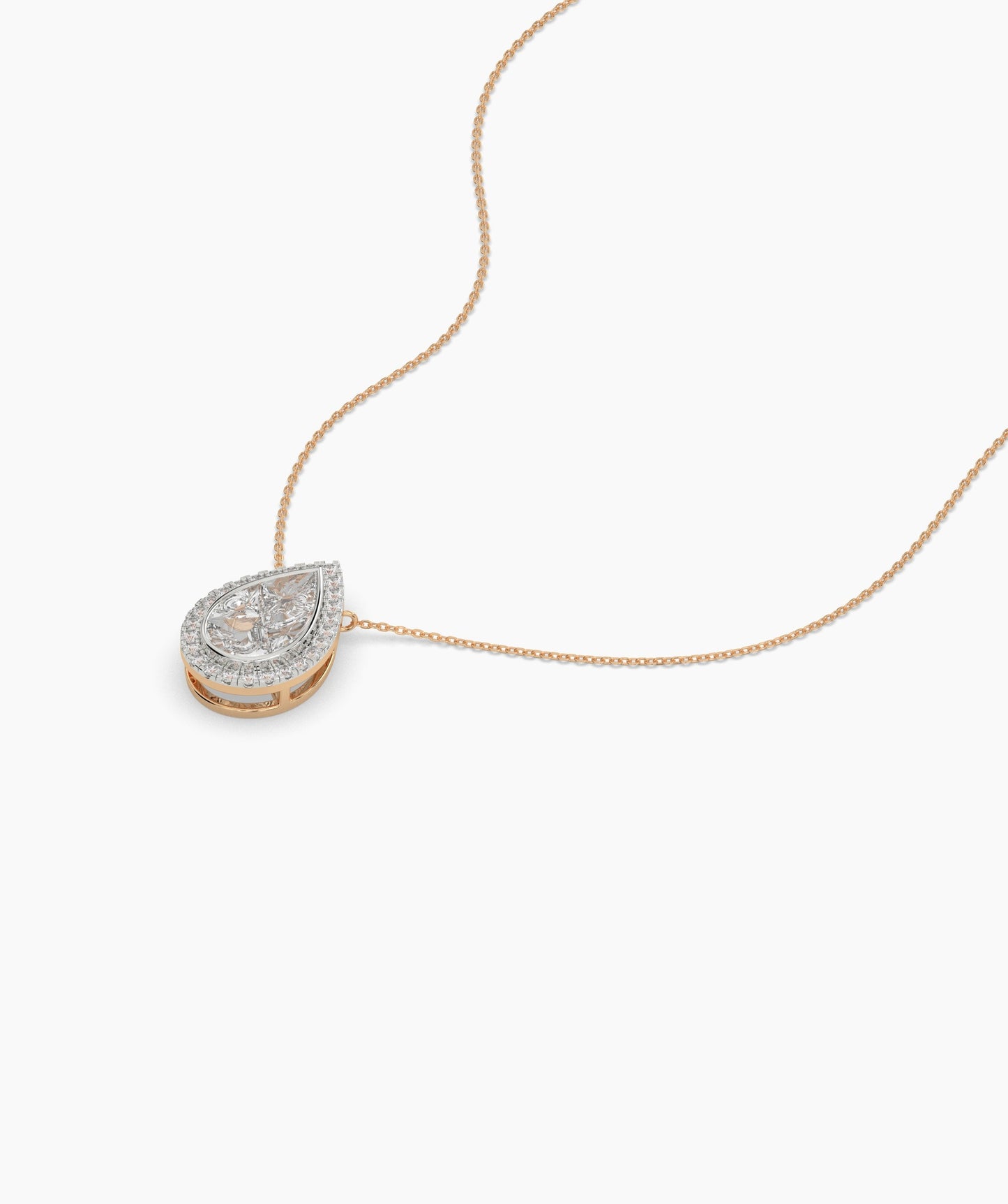 Pear-Cut Diamond Pendant