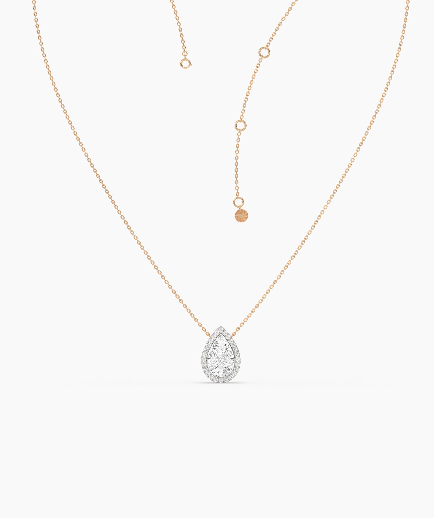 Pear-Cut Diamond Pendant