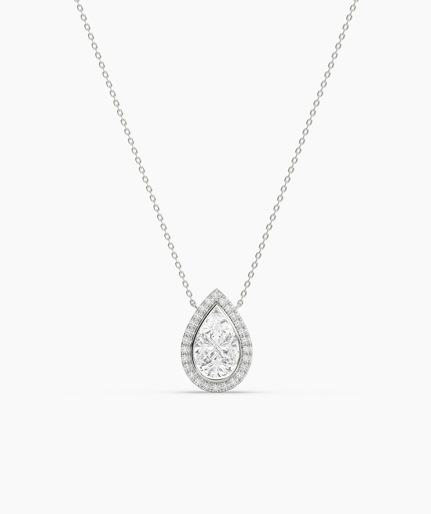 Pear-Cut Diamond Pendant