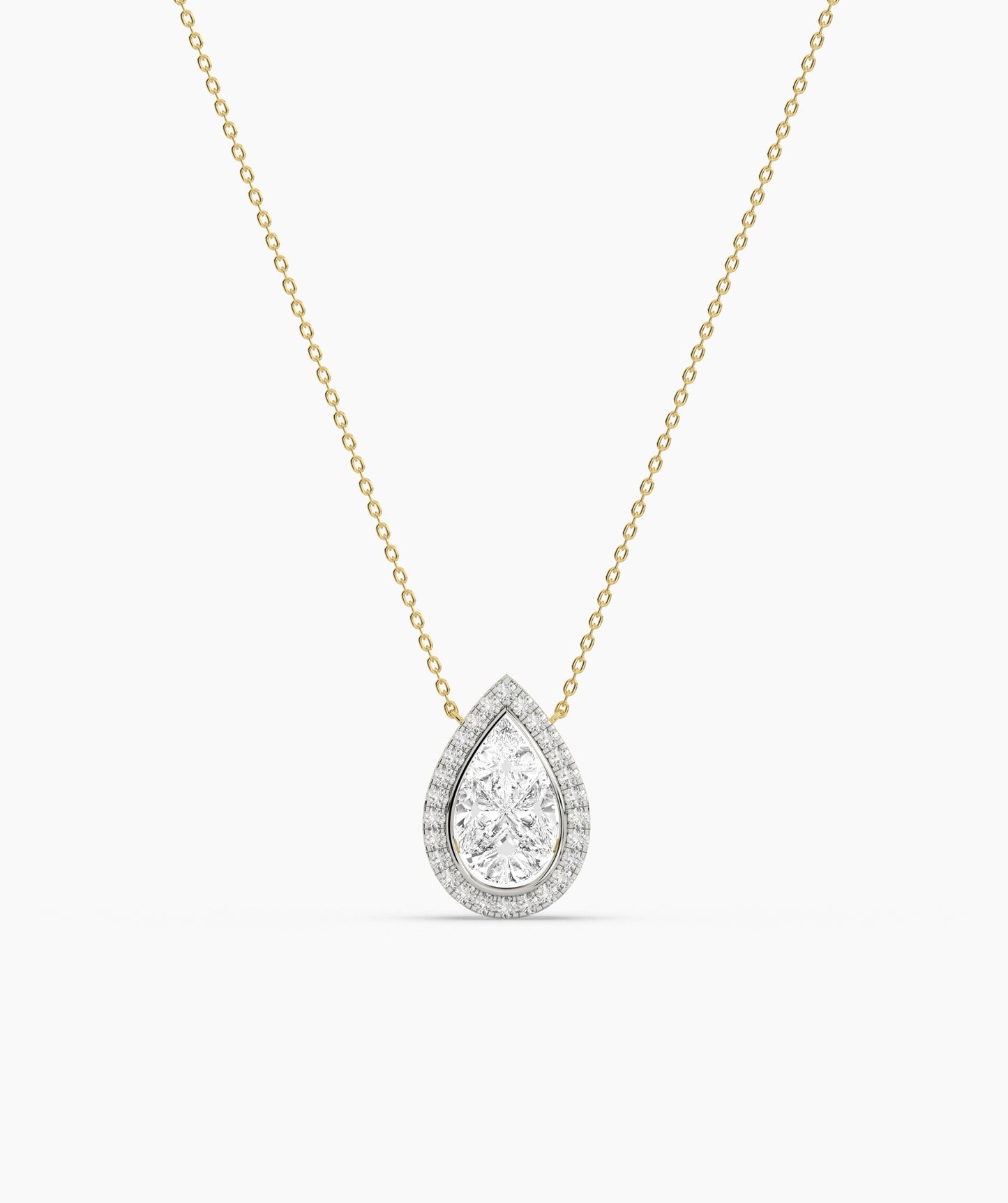 Pear-Cut Diamond Pendant