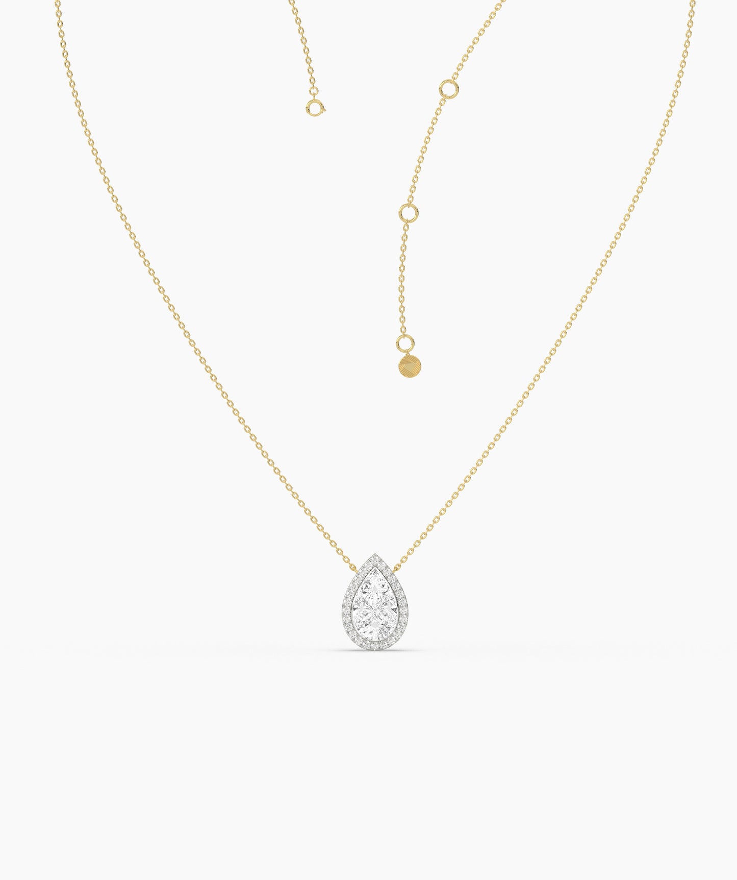 Pear-Cut Diamond Pendant