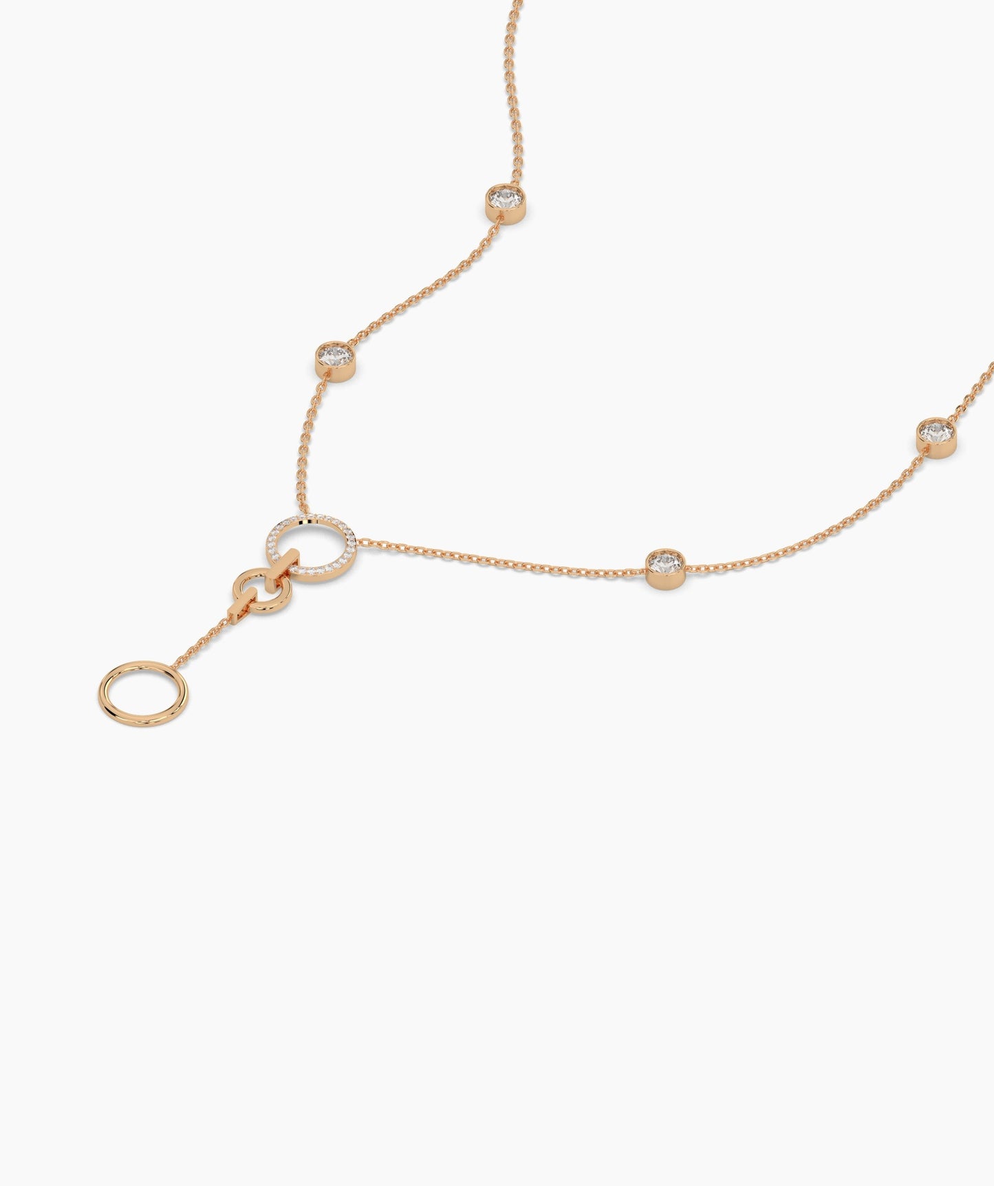 Diamond Lariat Necklace