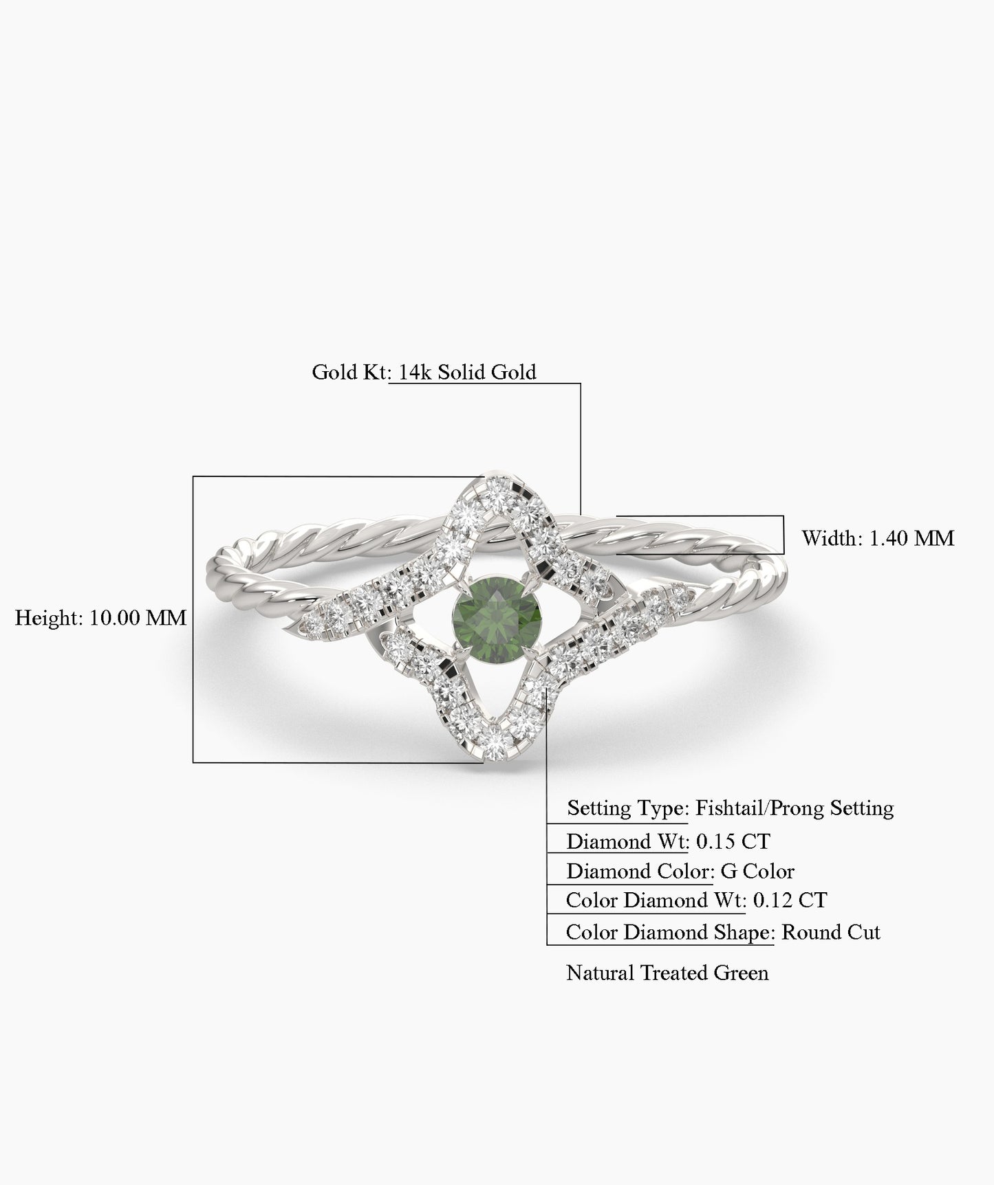 Sunlit Sparkle Ring