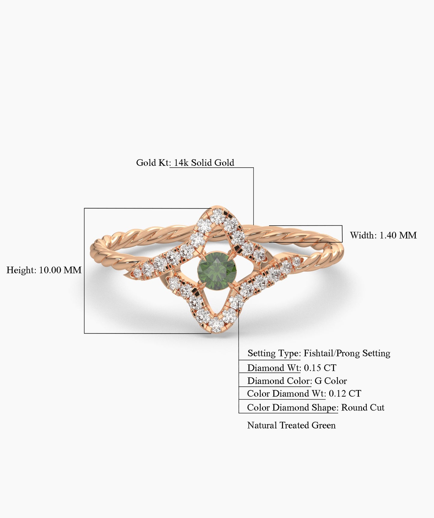 Sunlit Sparkle Ring