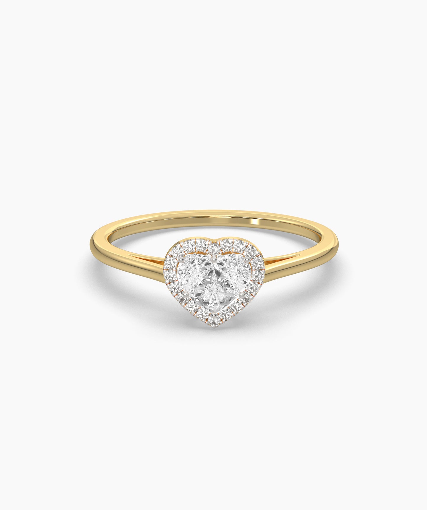 Love’s Glow 14K Gold Heart Ring