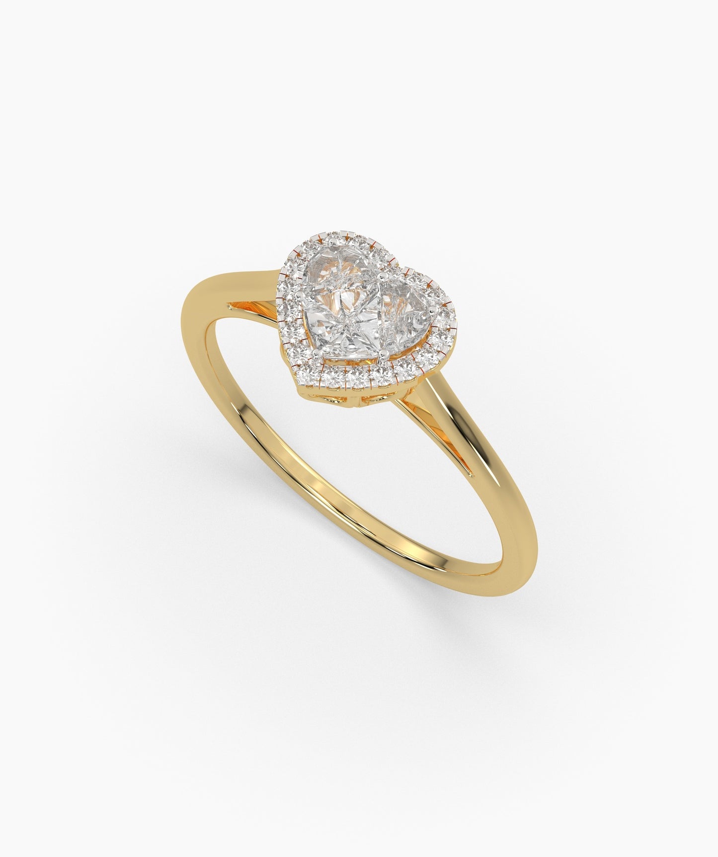 Love’s Glow 14K Gold Heart Ring