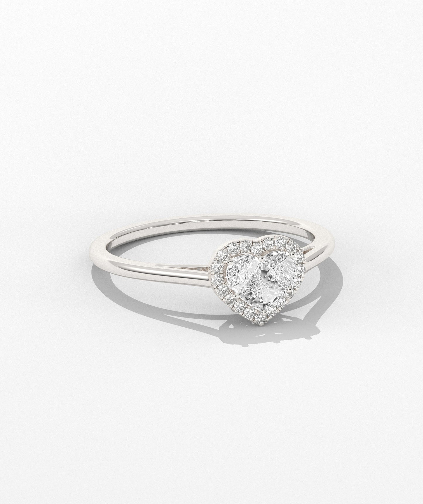 Love’s Glow 14K Gold Heart Ring