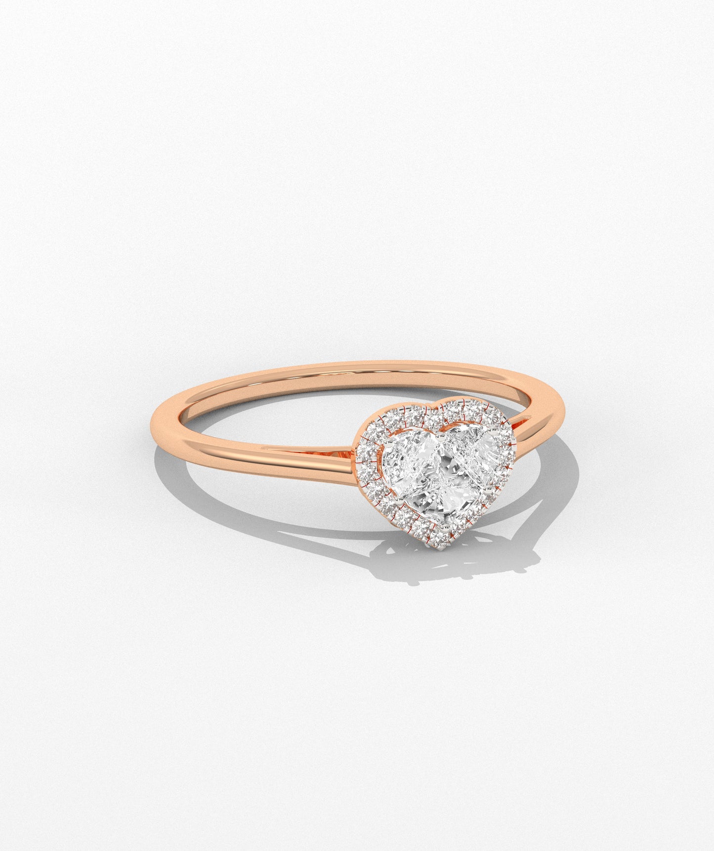 Love’s Glow 14K Gold Heart Ring
