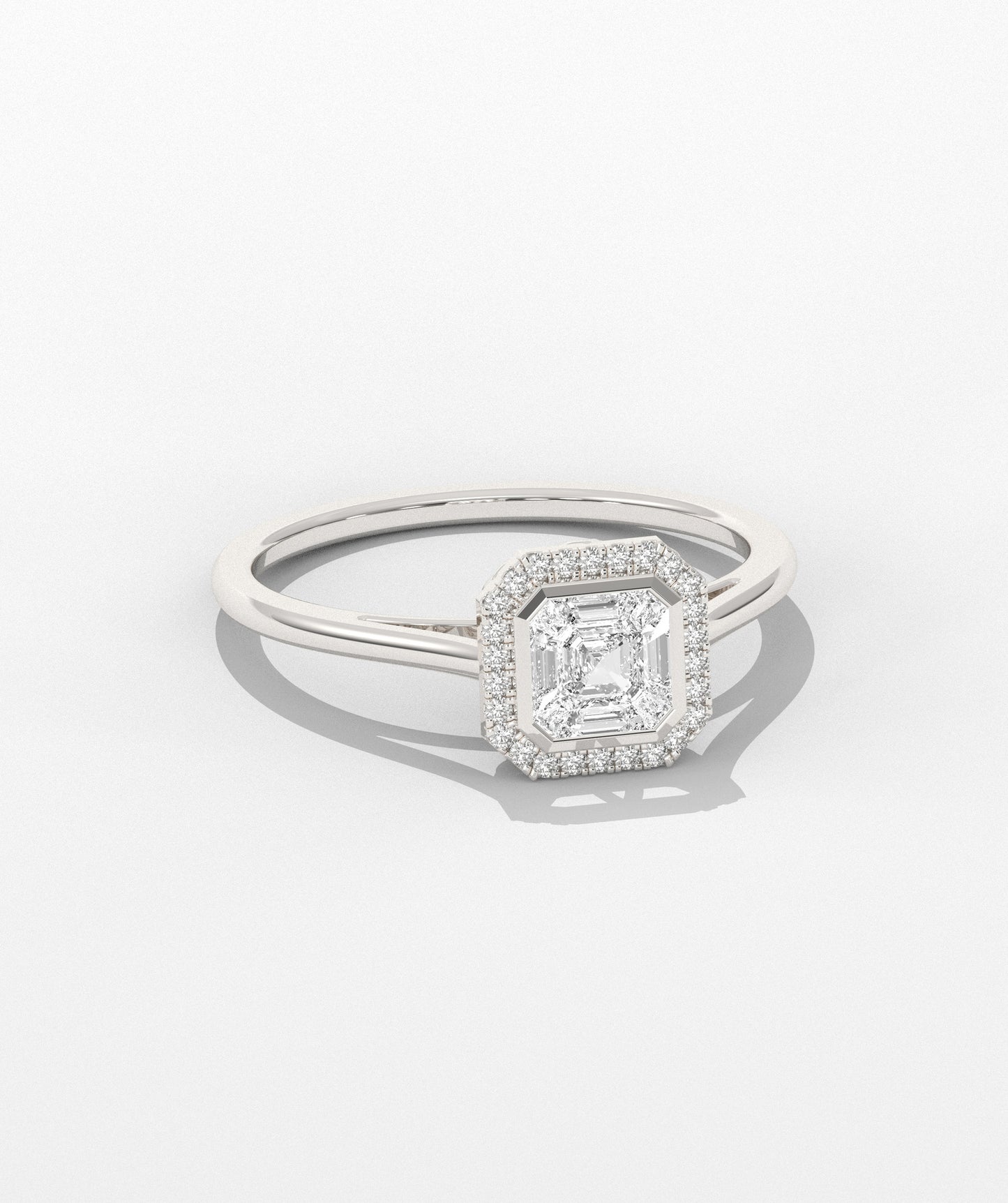 Geometric Spark Halo Ring