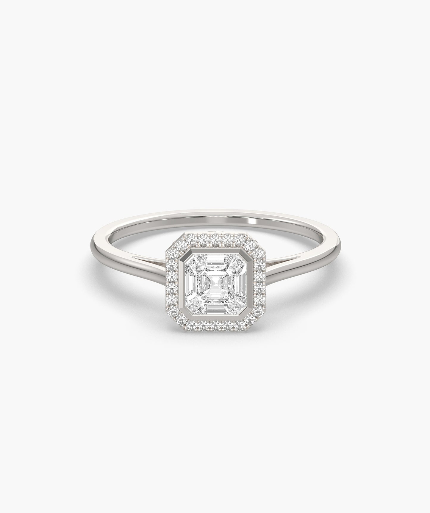 Geometric Spark Halo Ring