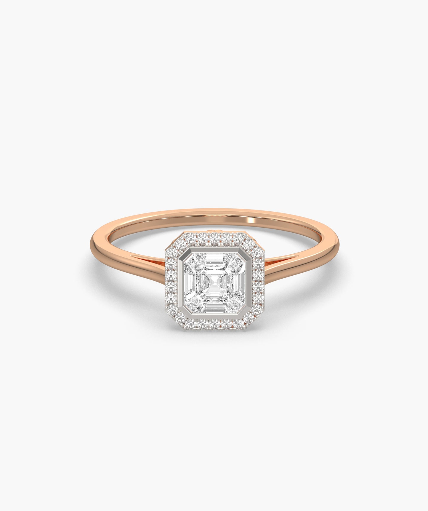 Geometric Spark Halo Ring