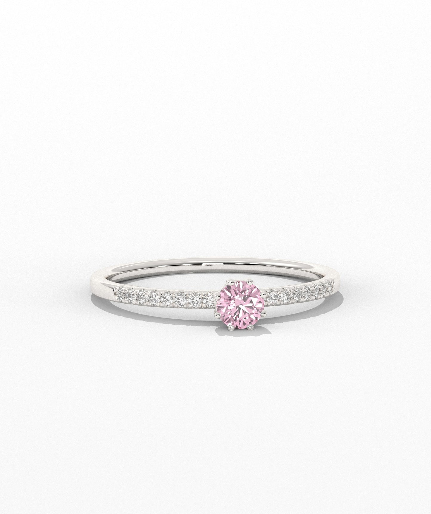 14K Solid Gold Statement Ring