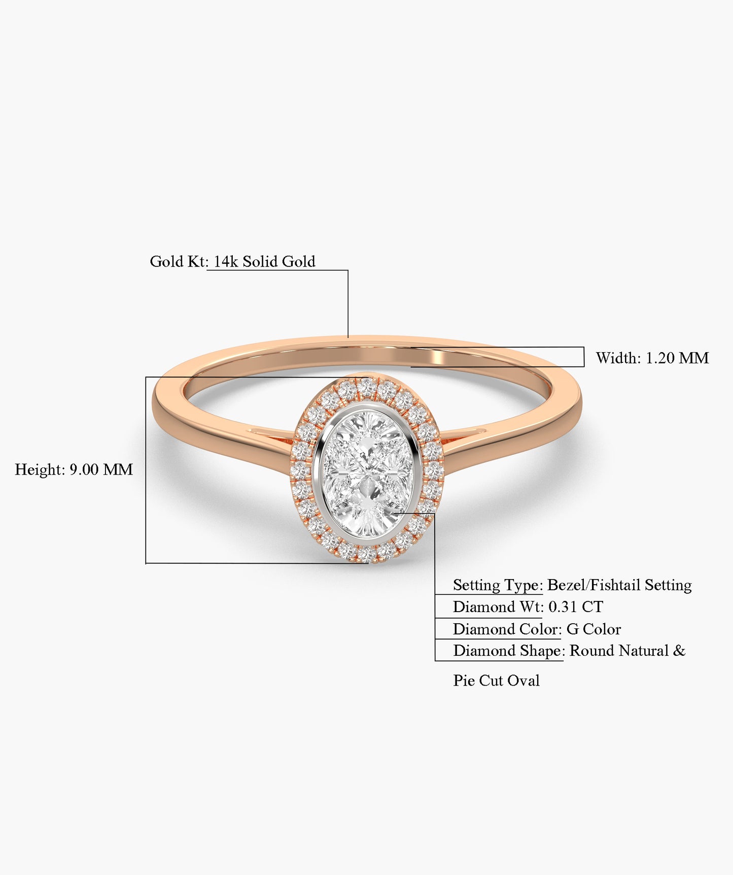 Oval Diamond Ring