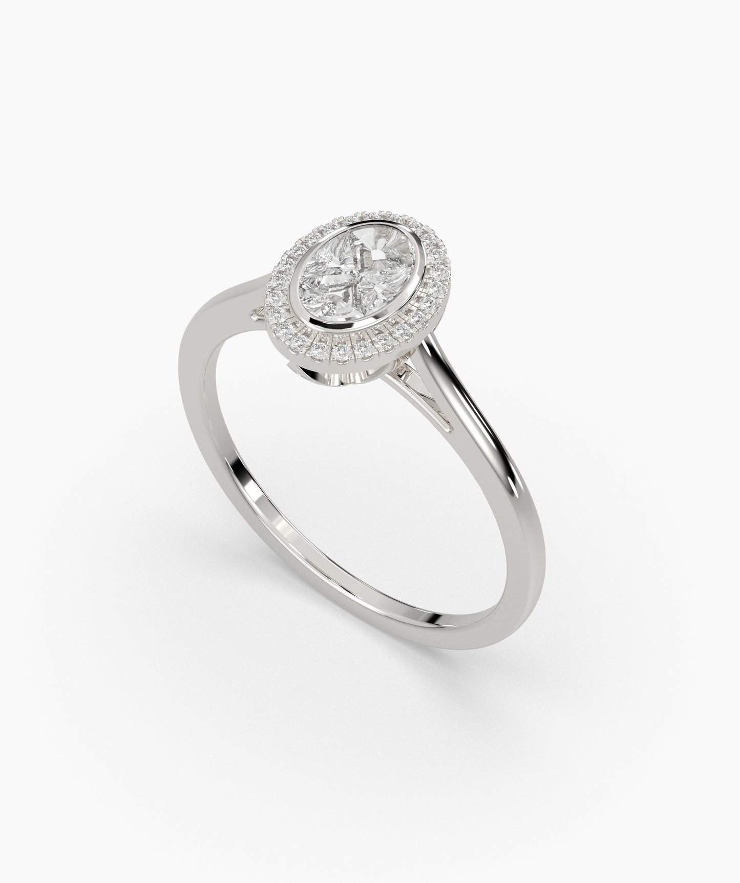 Oval Diamond Ring