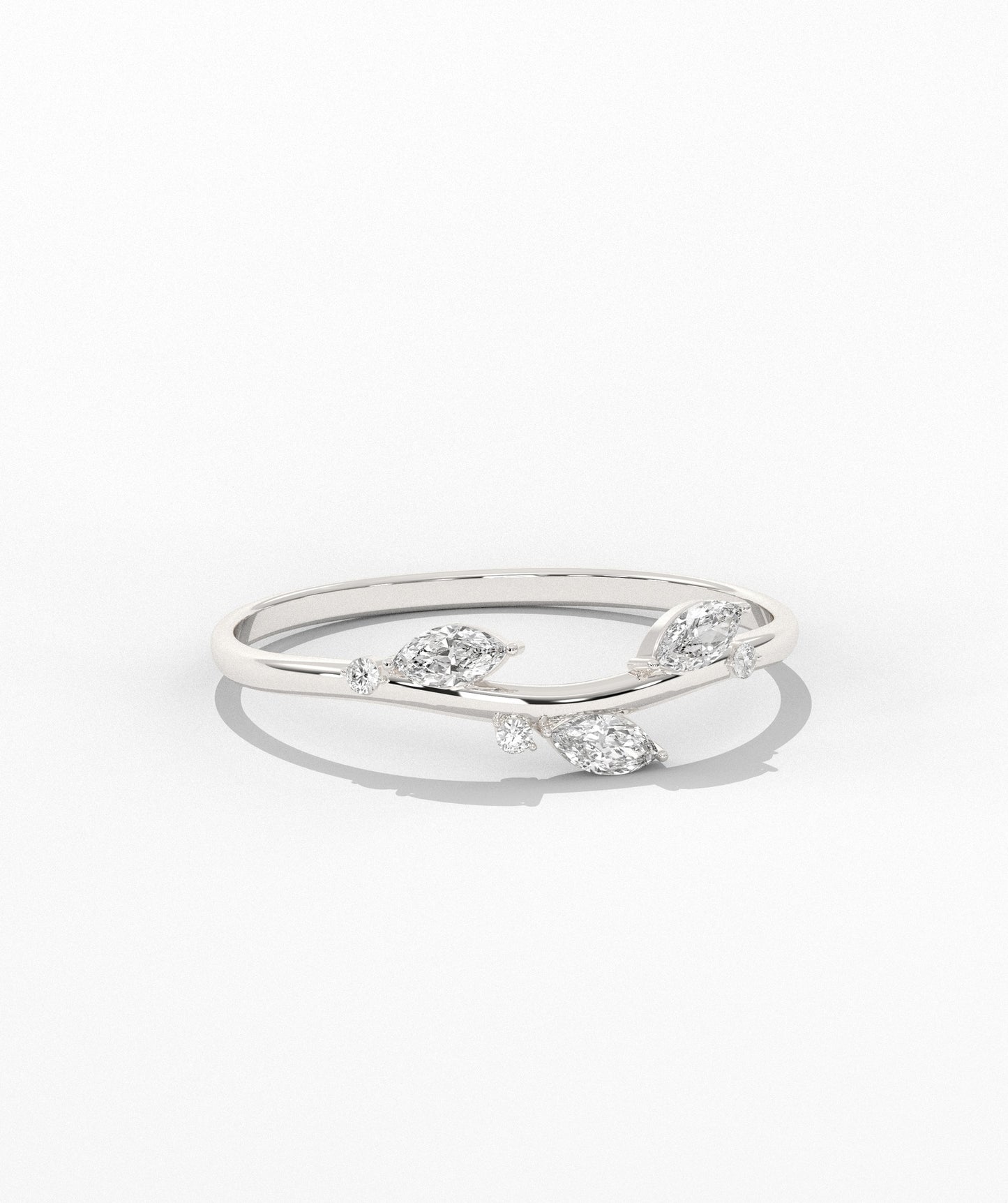 Marquise Diamond Vine Ring