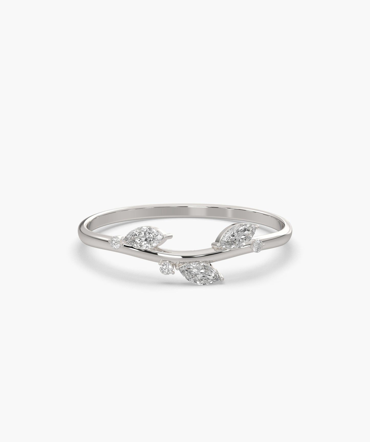 Marquise Diamond Vine Ring
