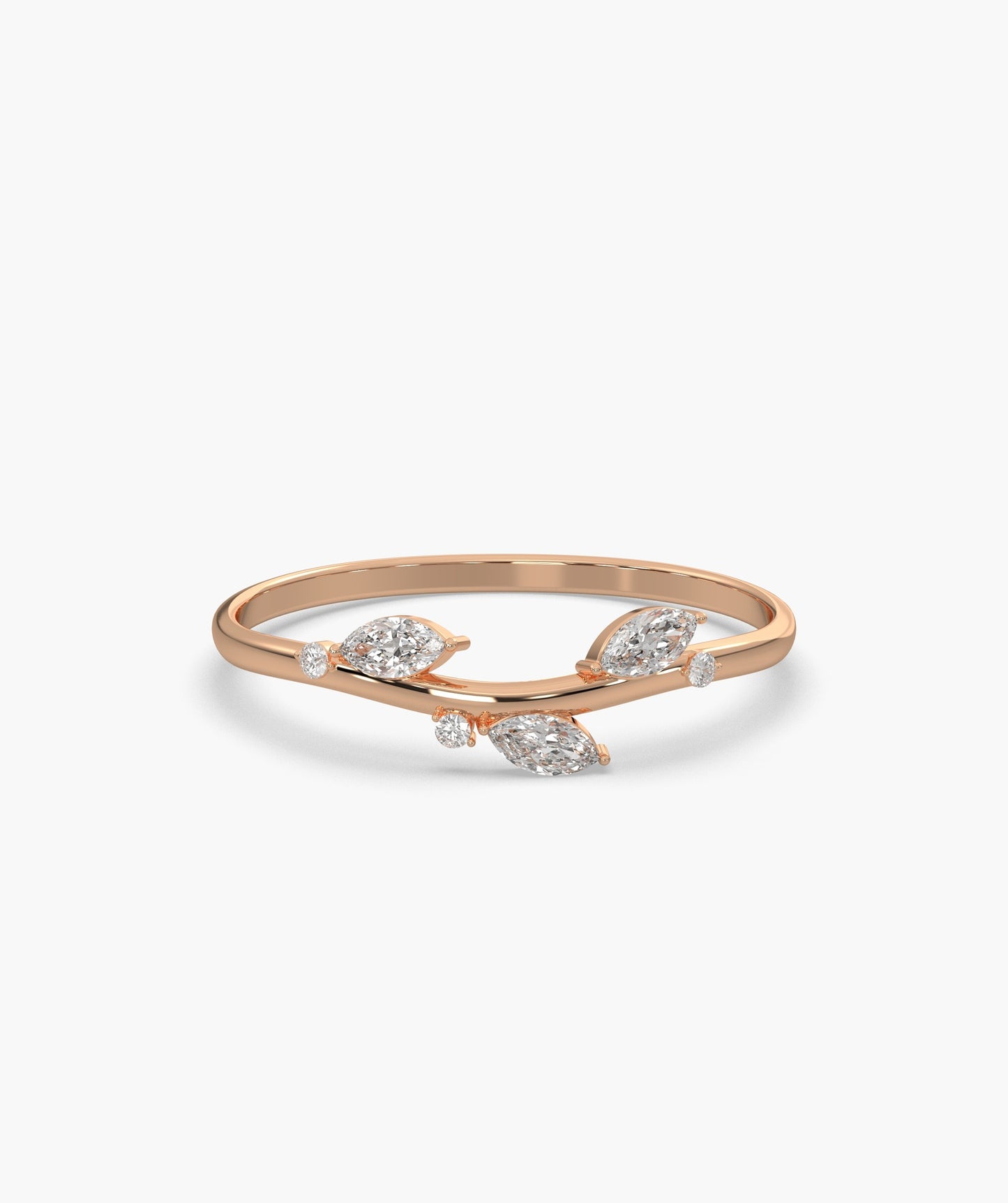 Marquise Diamond Vine Ring