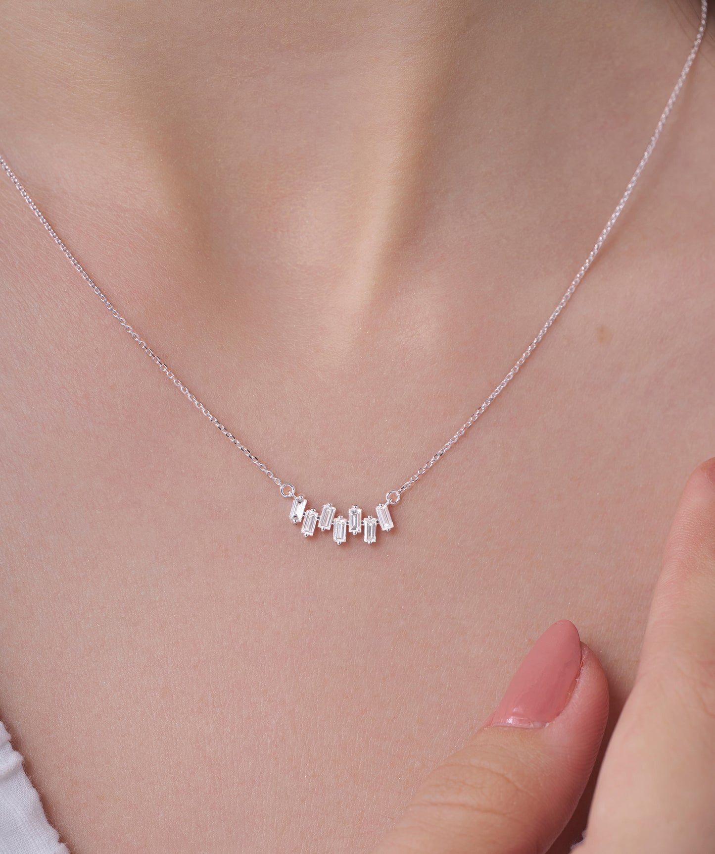 Modernity Linear Diamond Necklace