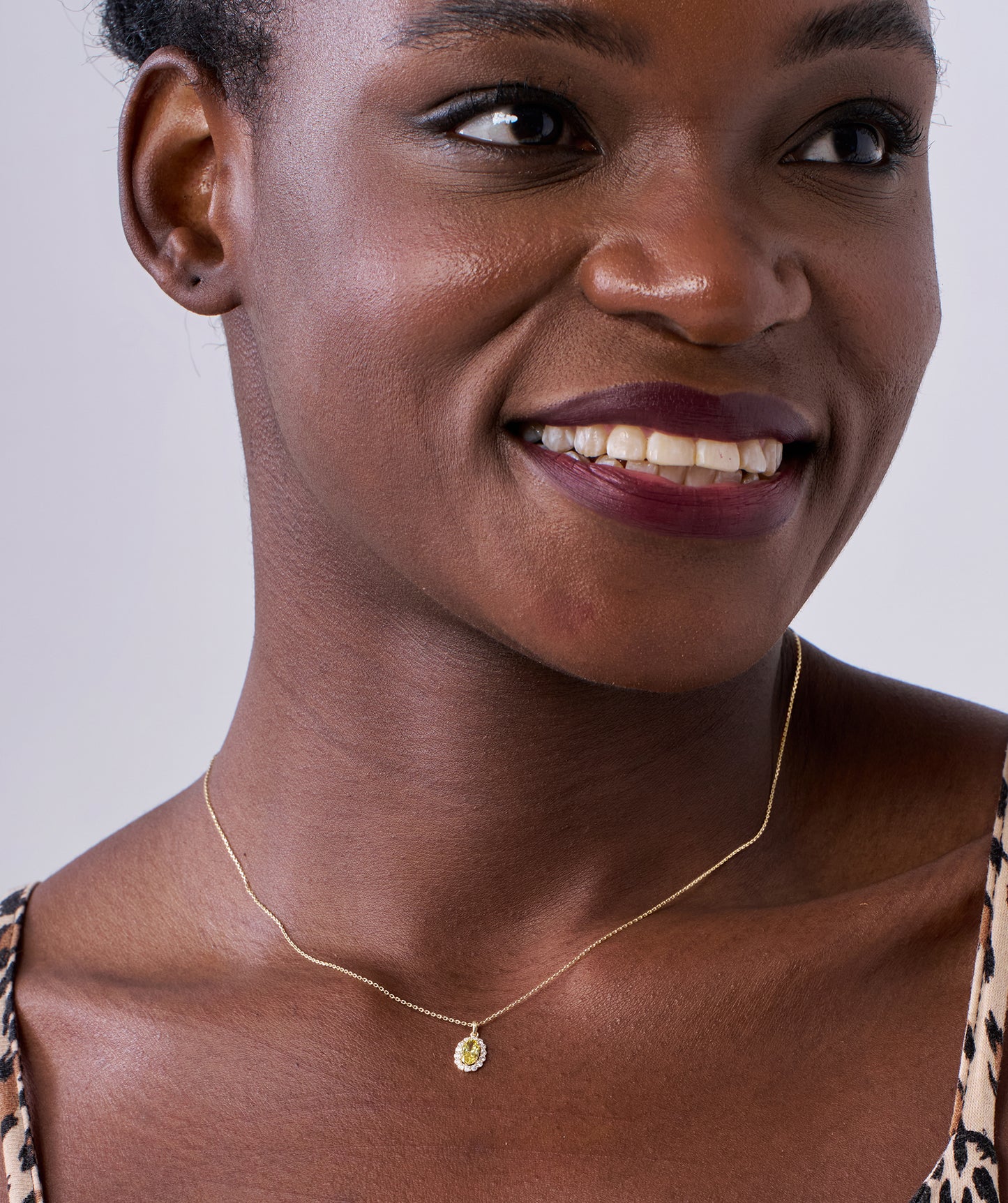 Sunshine Sparkle Oval Pendant