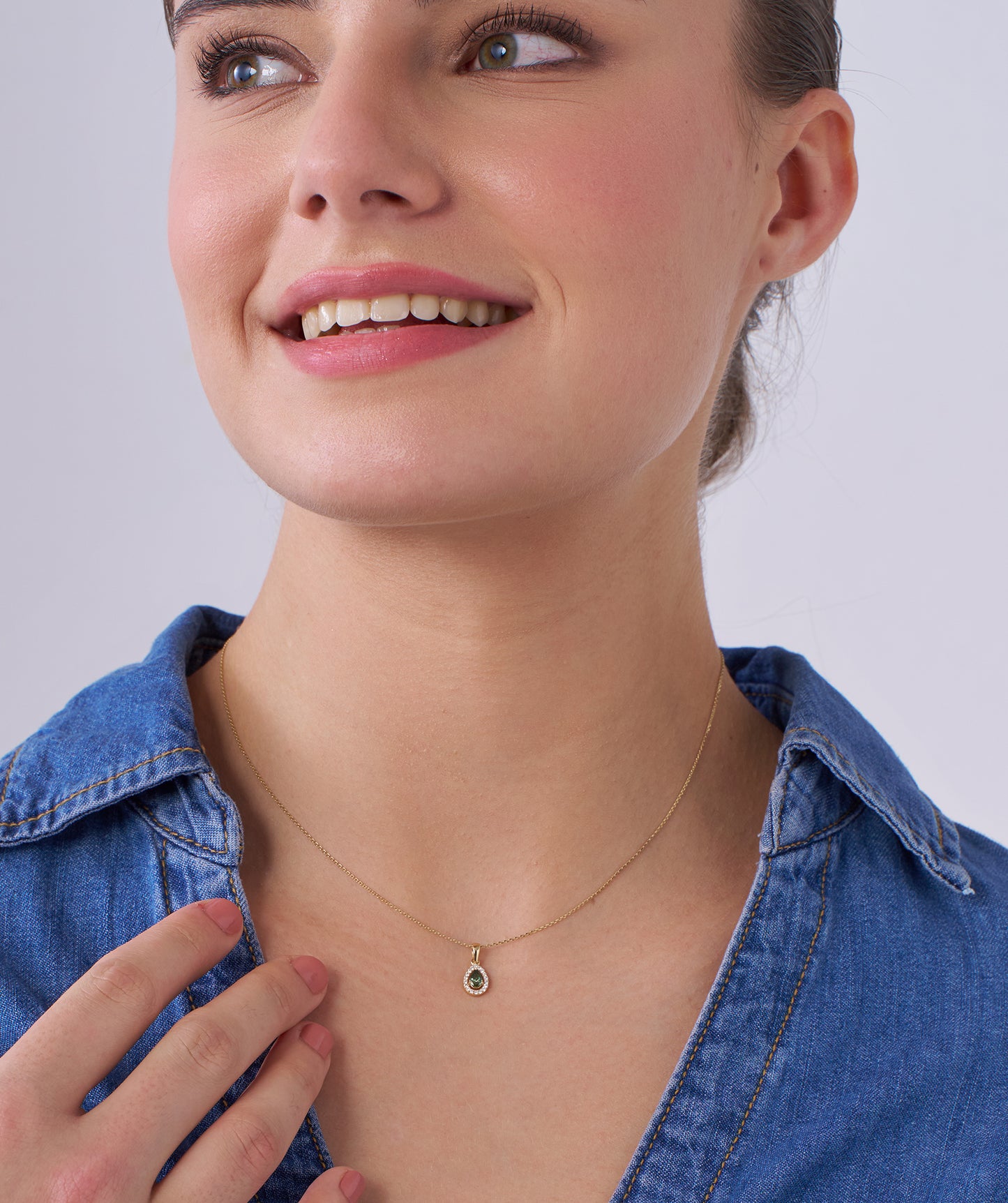 Emerald Diamond Jewelry Set