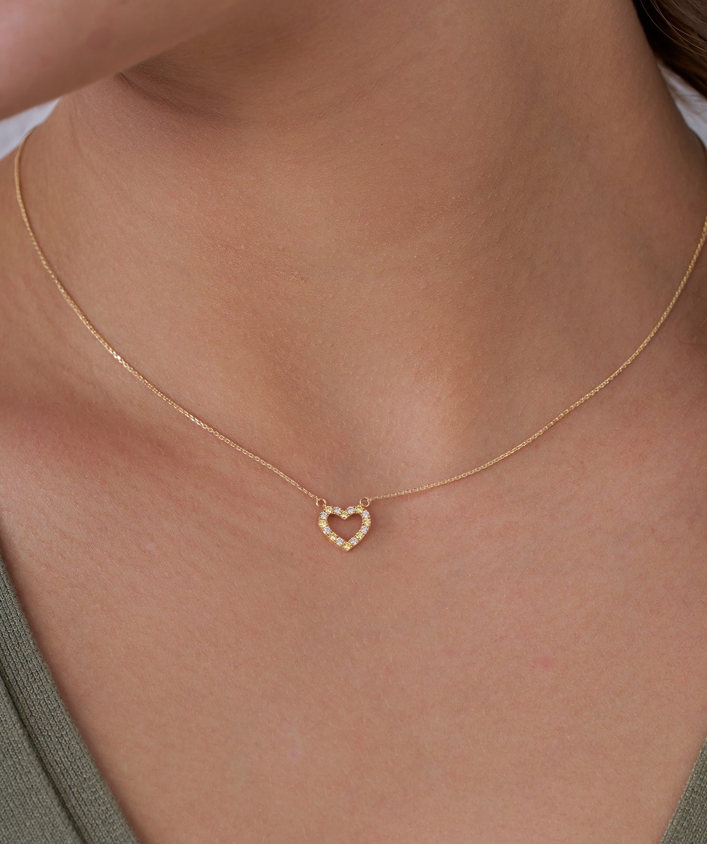 Sparkling Affection Heart Necklace
