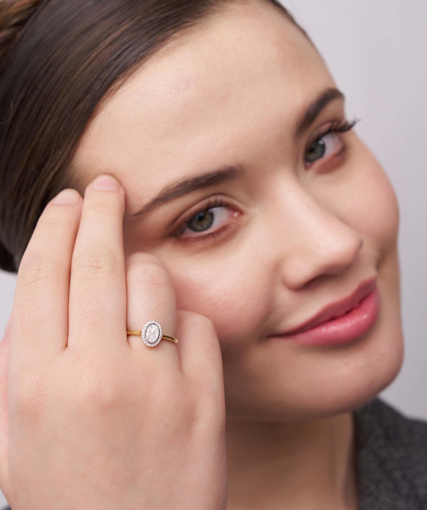 Oval Diamond Ring