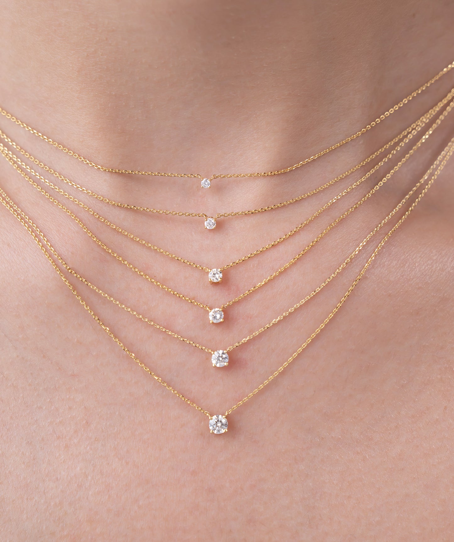Solitaire Diamond Necklace
