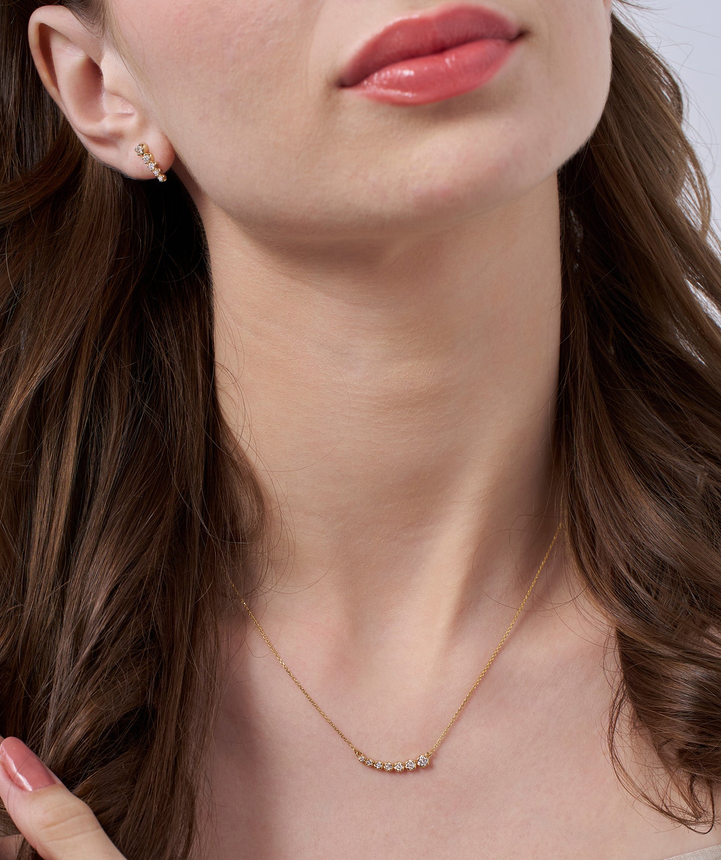 14K Gold Diamond Jewelry Set