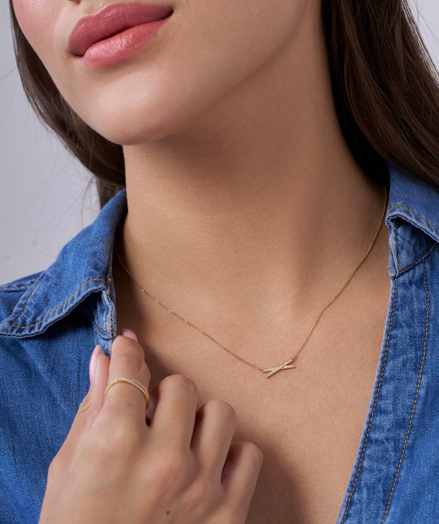 Modern Crisscross Jewelry Set