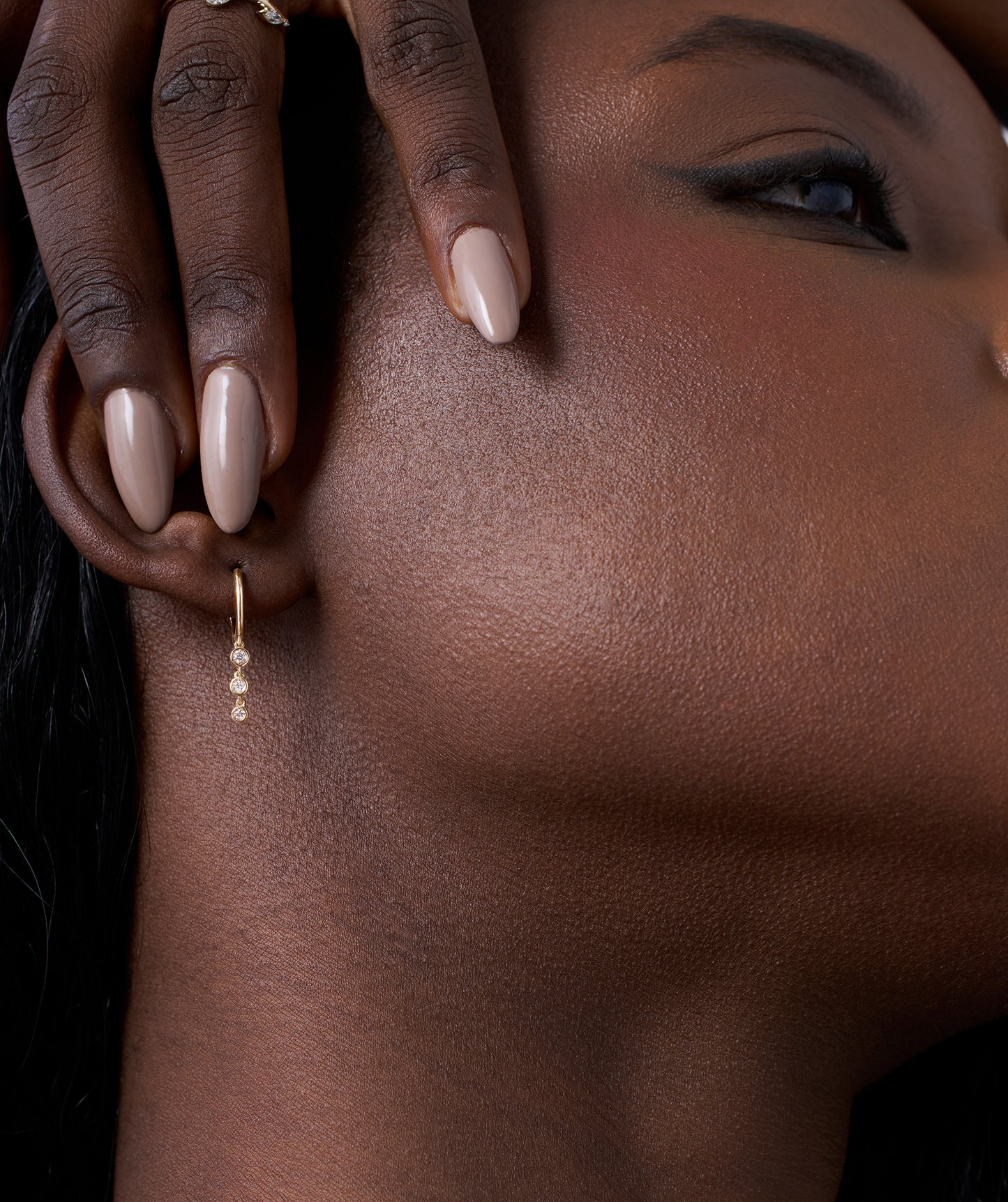 14K Gold Cascade Earrings