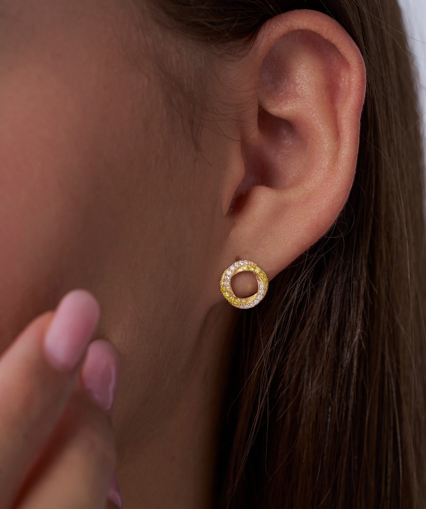 Spectacular Halo Stud Earrings
