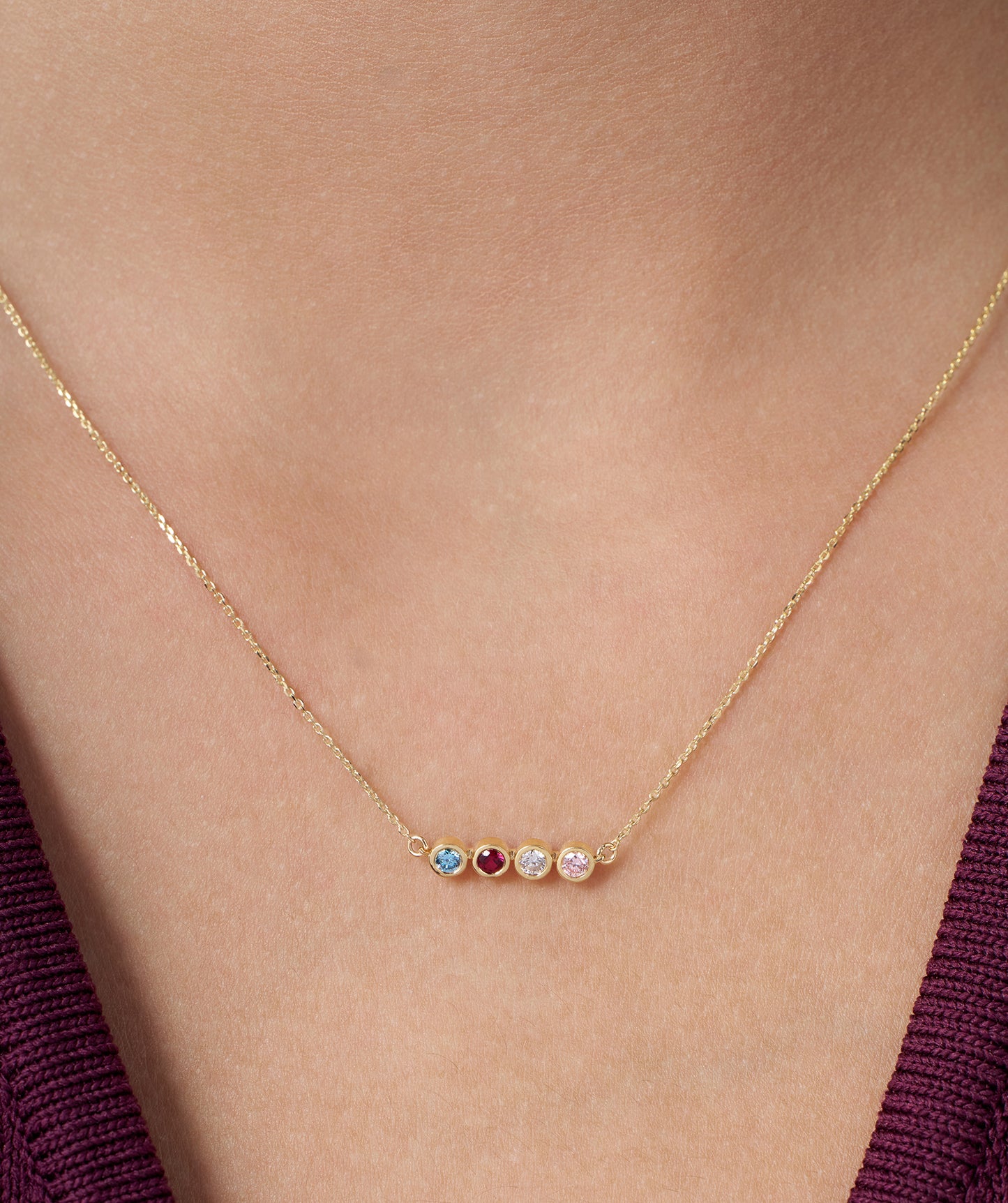 Colorful Harmony Diamond Necklace