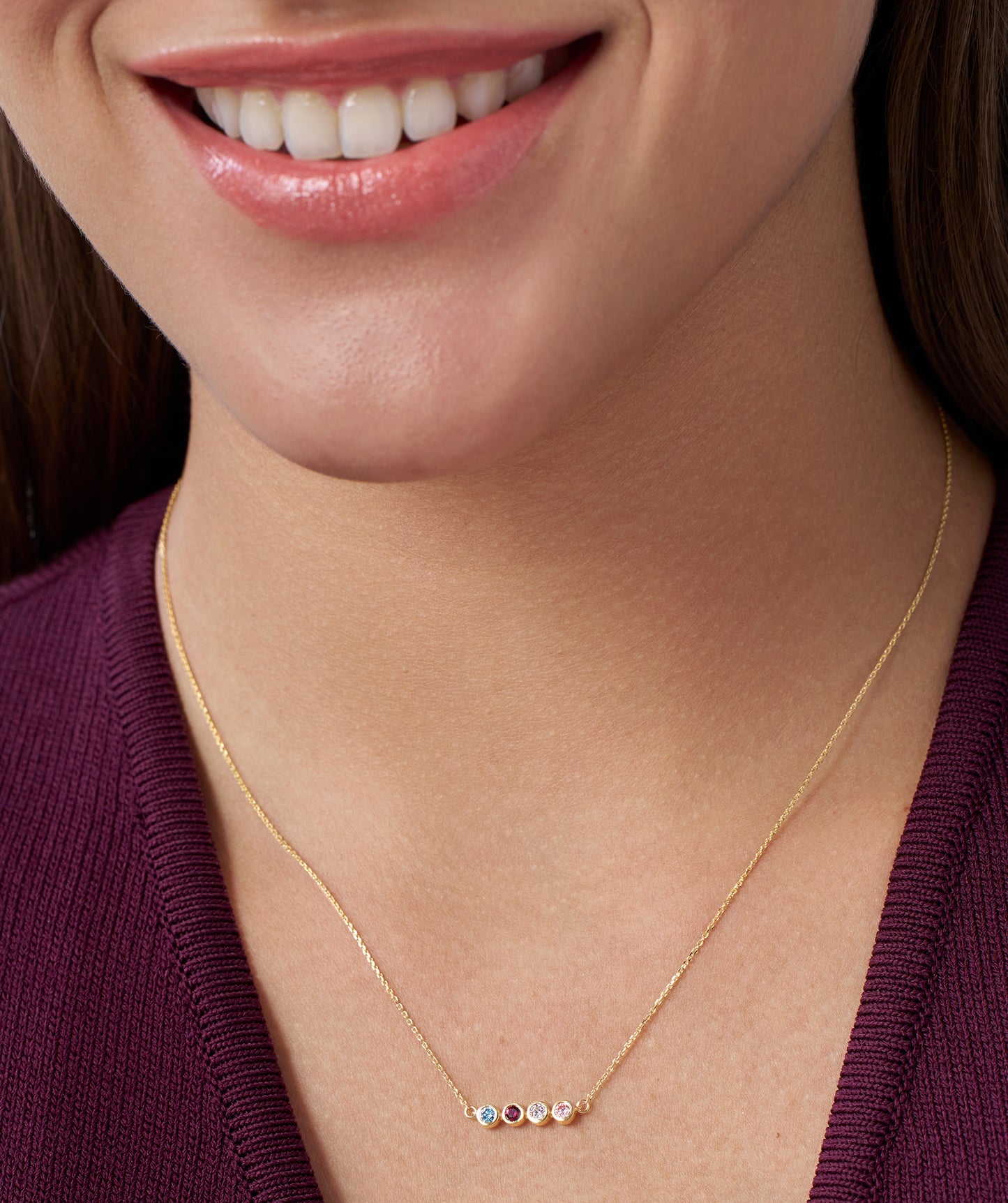 Colorful Harmony Diamond Necklace