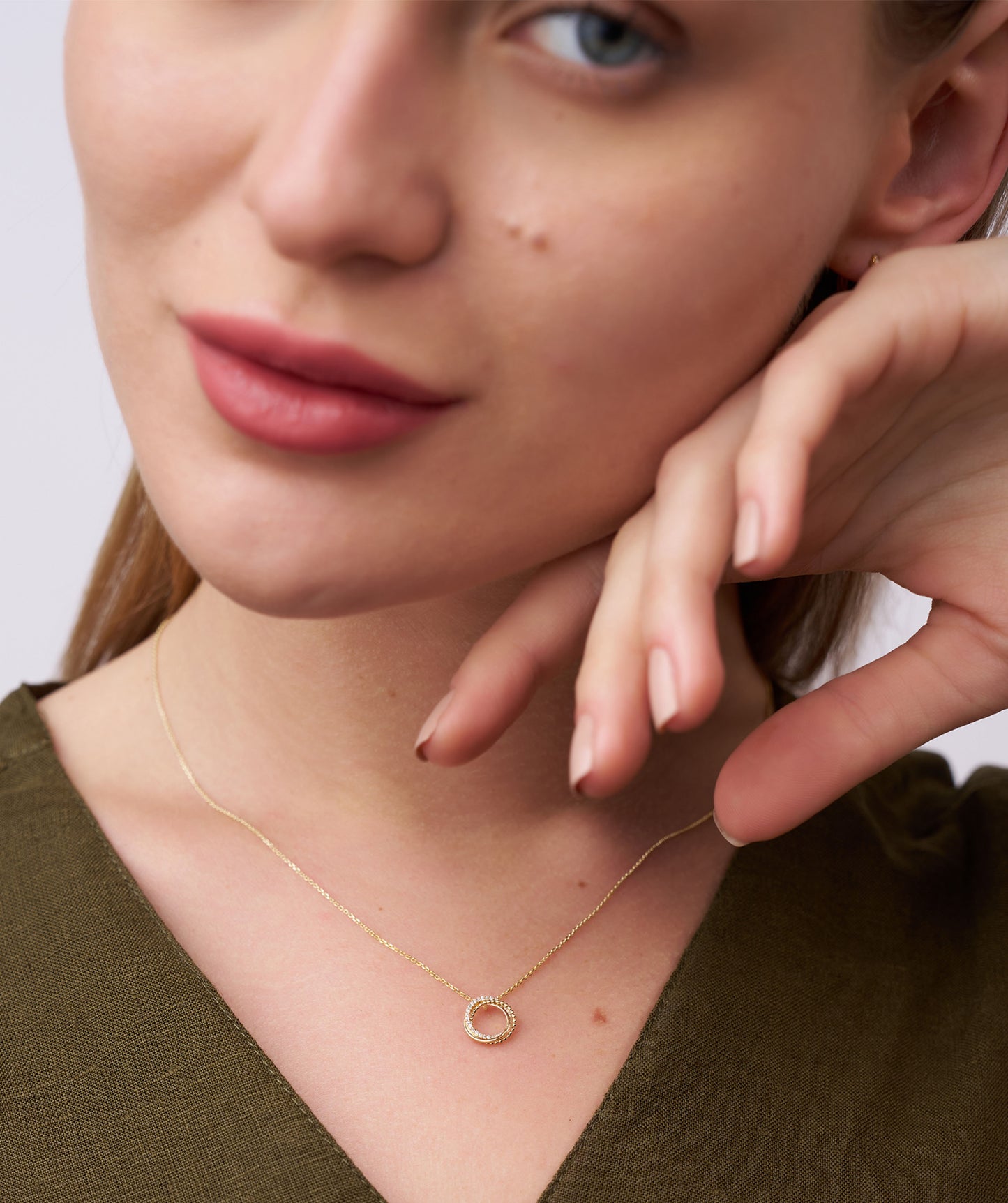 Eternal Circles Diamond Necklace