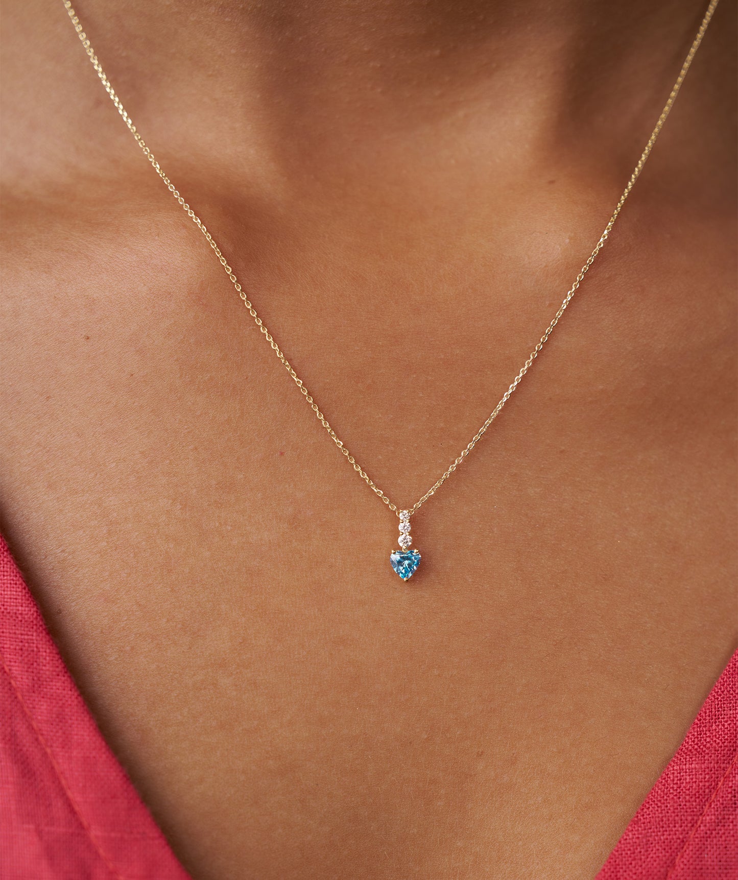 Ocean’s Embrace Heart Necklace